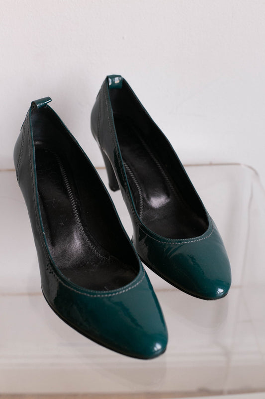 Vintage Escada Sport Patent Leather Heels – EU 40