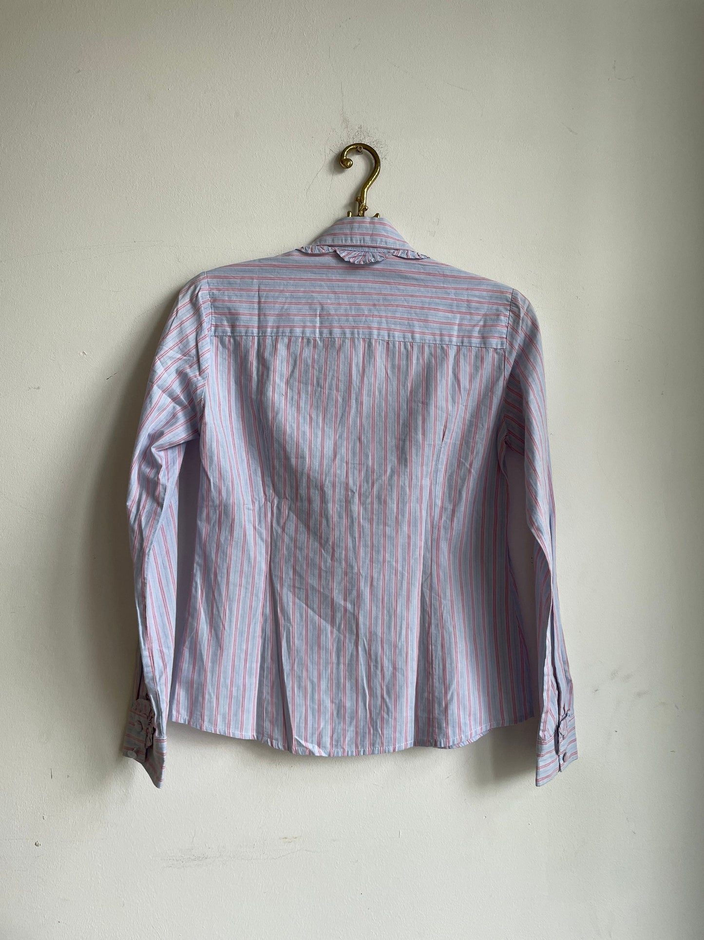 Festive woman blouse, Christmas elegant clothing, Cotton Ruffle blouse, Cottage core shirt, Romantic blouse, Classic Summer shirt,