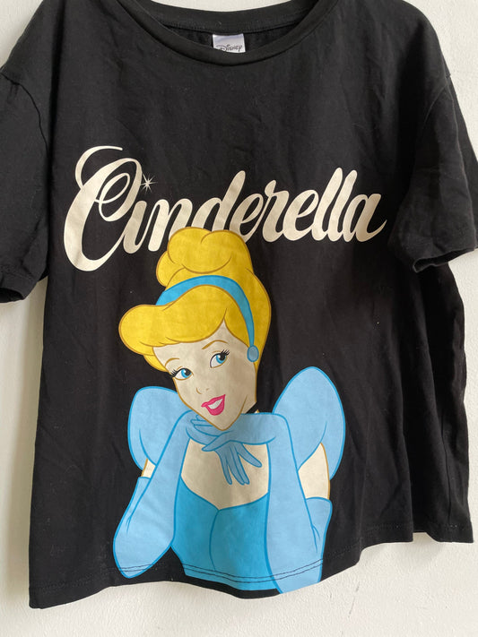Vintage Disney Cinderella Shirt 100% Cotton Kids Tee Size 158/164, Great Condition, Classic Fairy Tale T-shirt