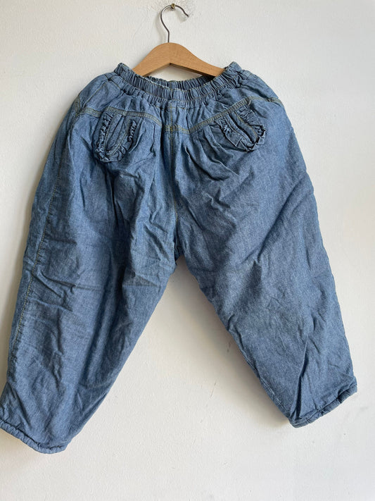 Vintage oilily winter pants, Retro girl trousers, Snow suit, Vintage girl autumn pants, waldorf clothing, sustainable fashion, gift 104 4 Y