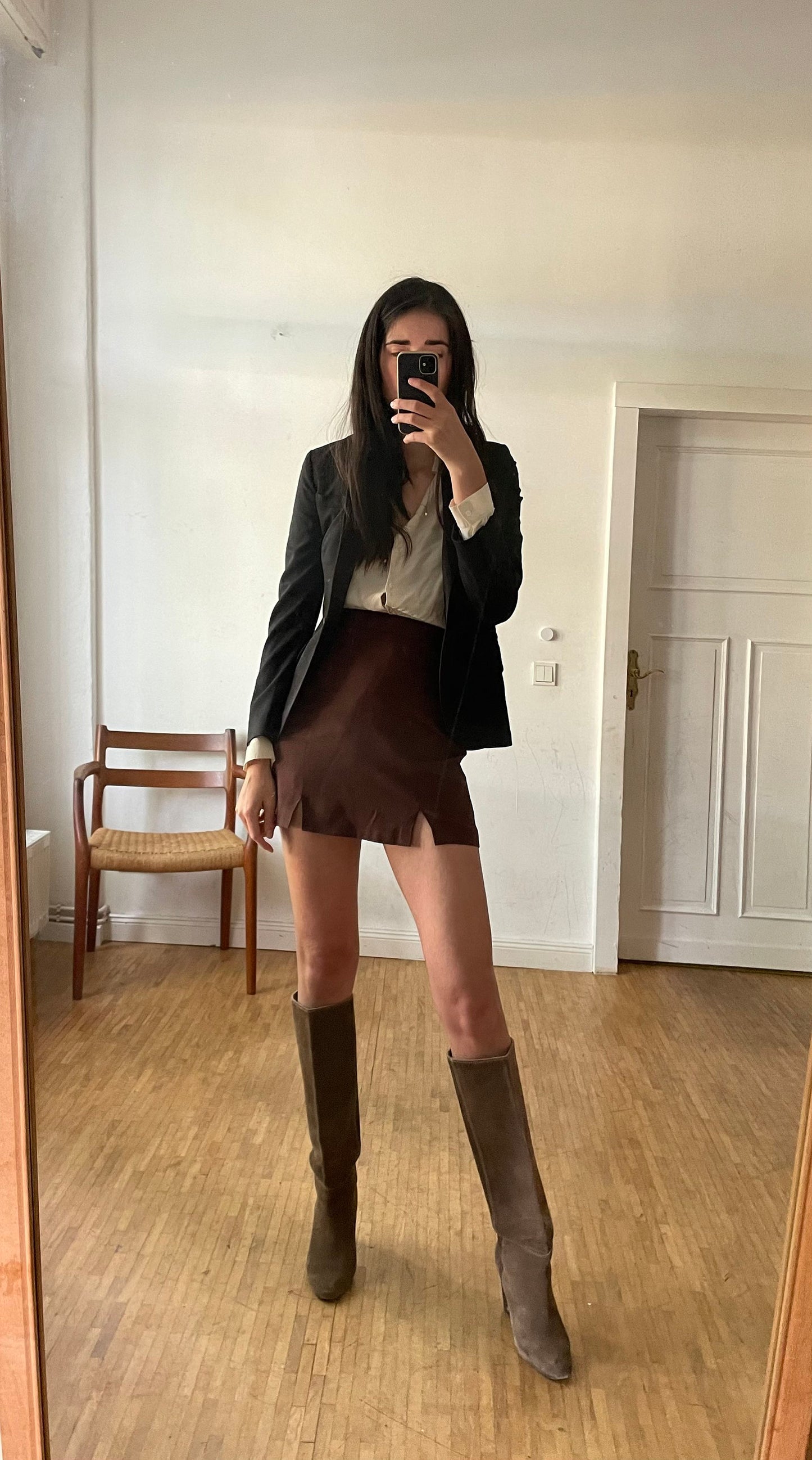 Vintage Tommy Hilfiger black smart blazer, Elegant women blazer,
