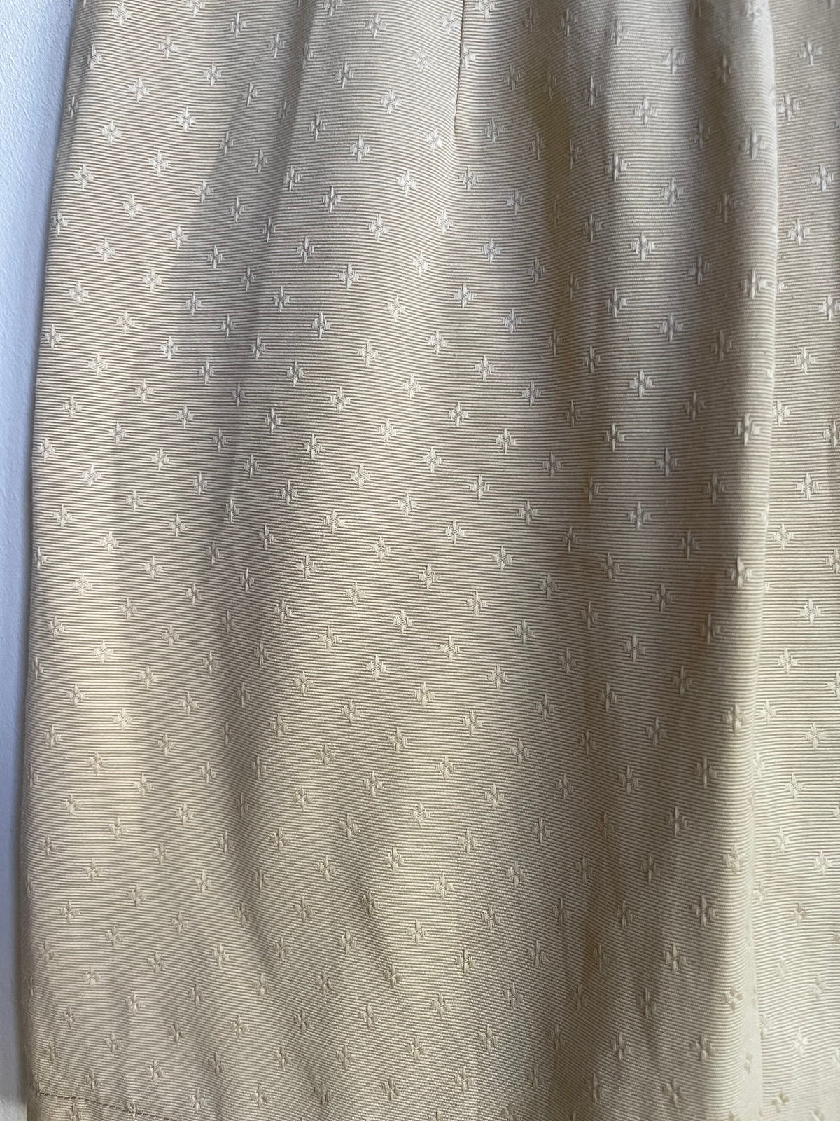 Vintage Y2K Beige Floral Pencil Skirt