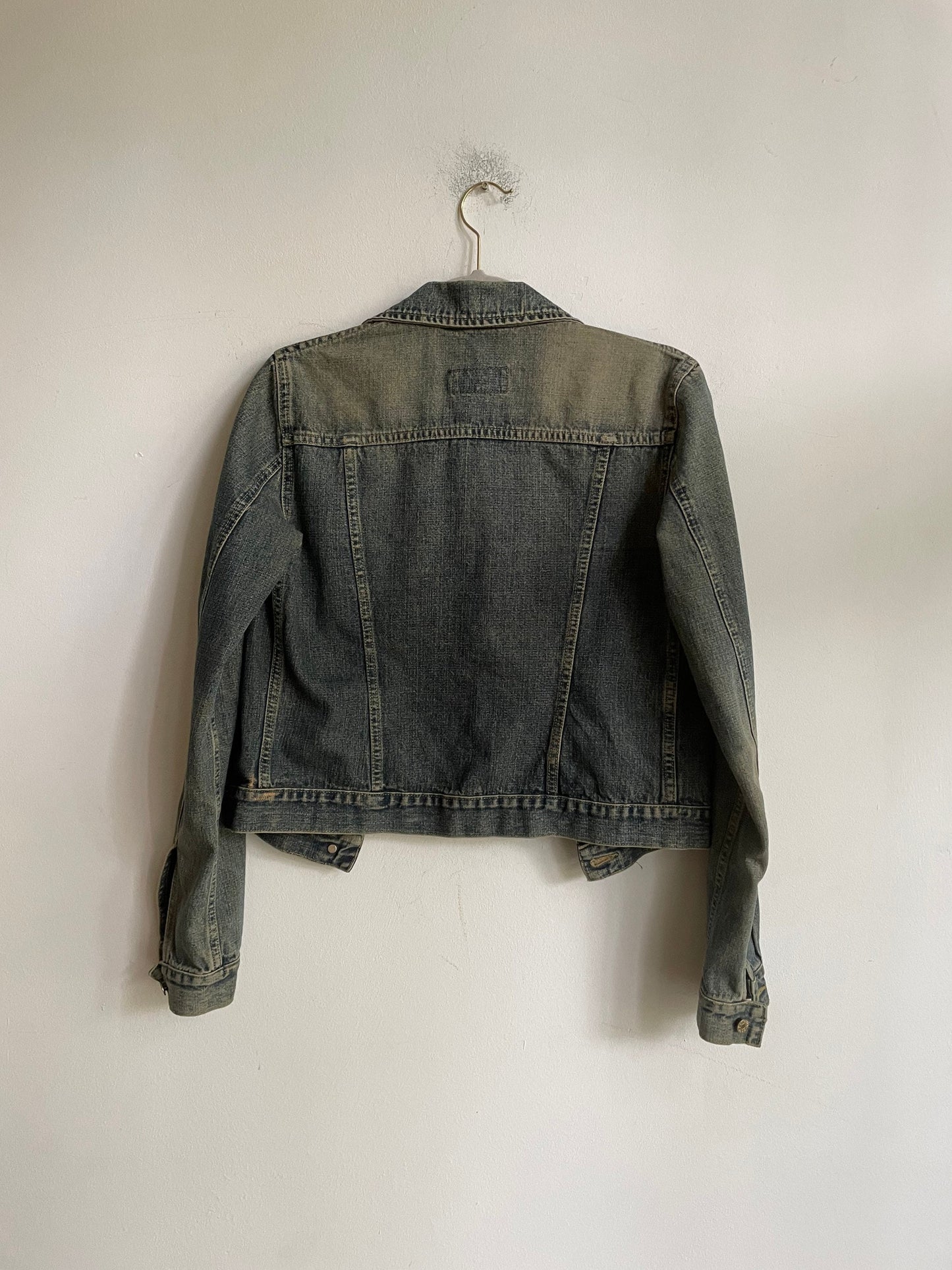 Vintage Patrizia Pepe denim jacket, Jeans coat, 90s aesthetic, Vintage Blue Women's Denim summer jacket, Designer clothing