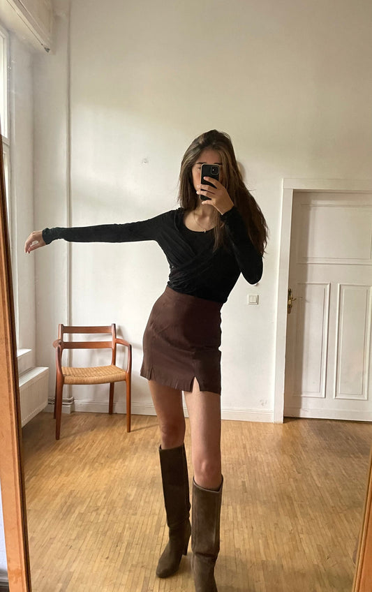 Vintage Armani Jeans black long sleeve shirt, Branded women clothing,