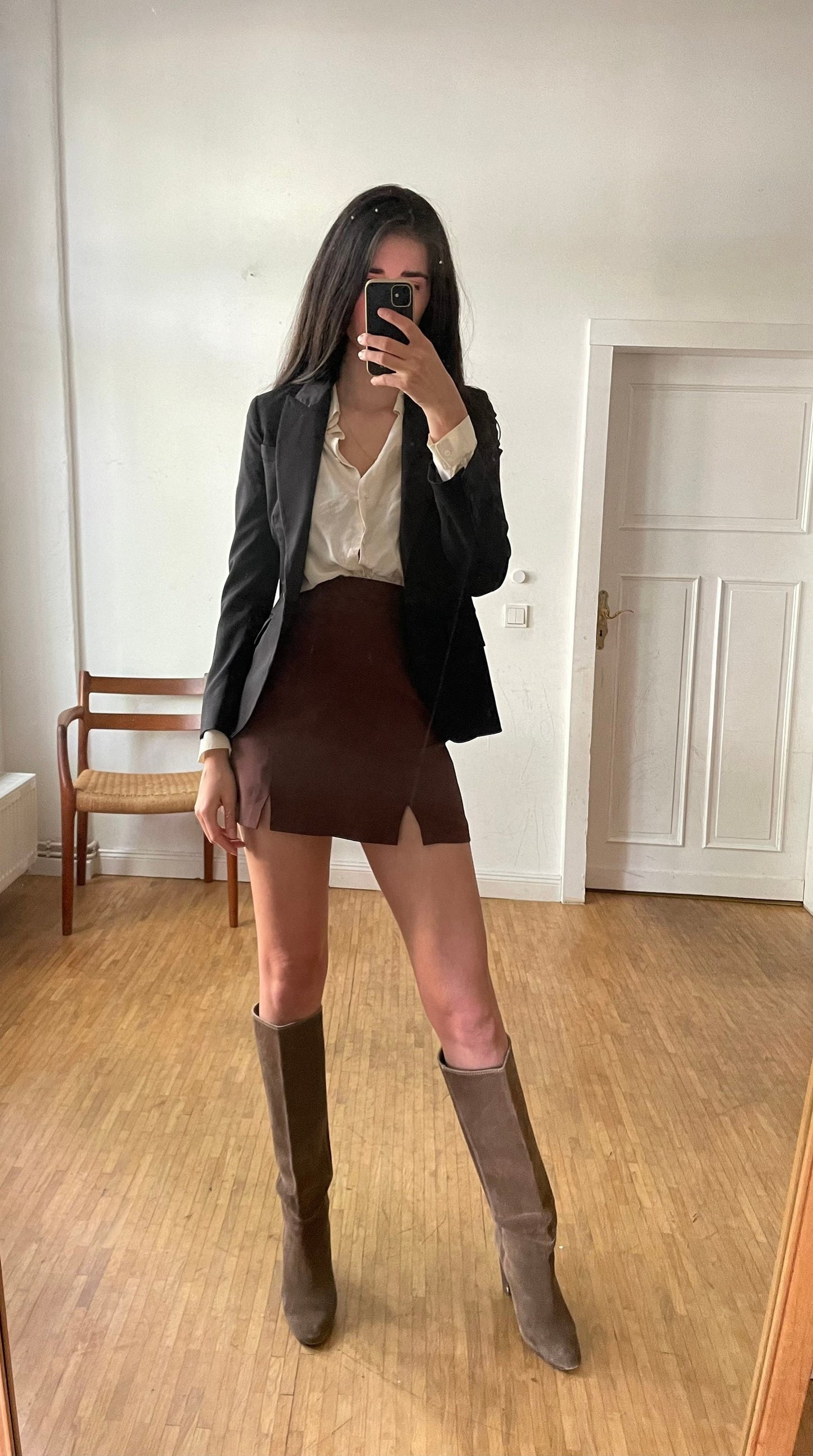 Vintage Tommy Hilfiger black smart blazer, Elegant women blazer,