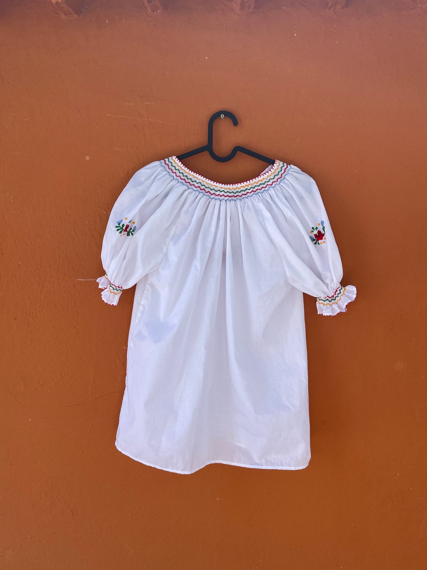 Hungarian Folk Blouse with Floral Embroidery, Cottagecore Top, Romantic Vintage Picnic Shirt, High-Quality Unique Find