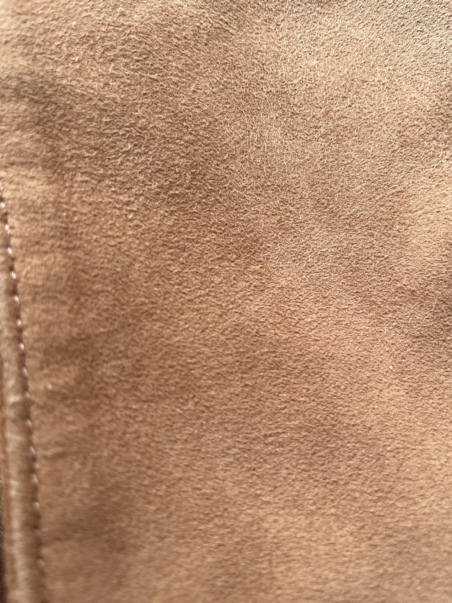 Vintage light brown genuine leather waistcoat, Beo Fiorentini calf leather vest