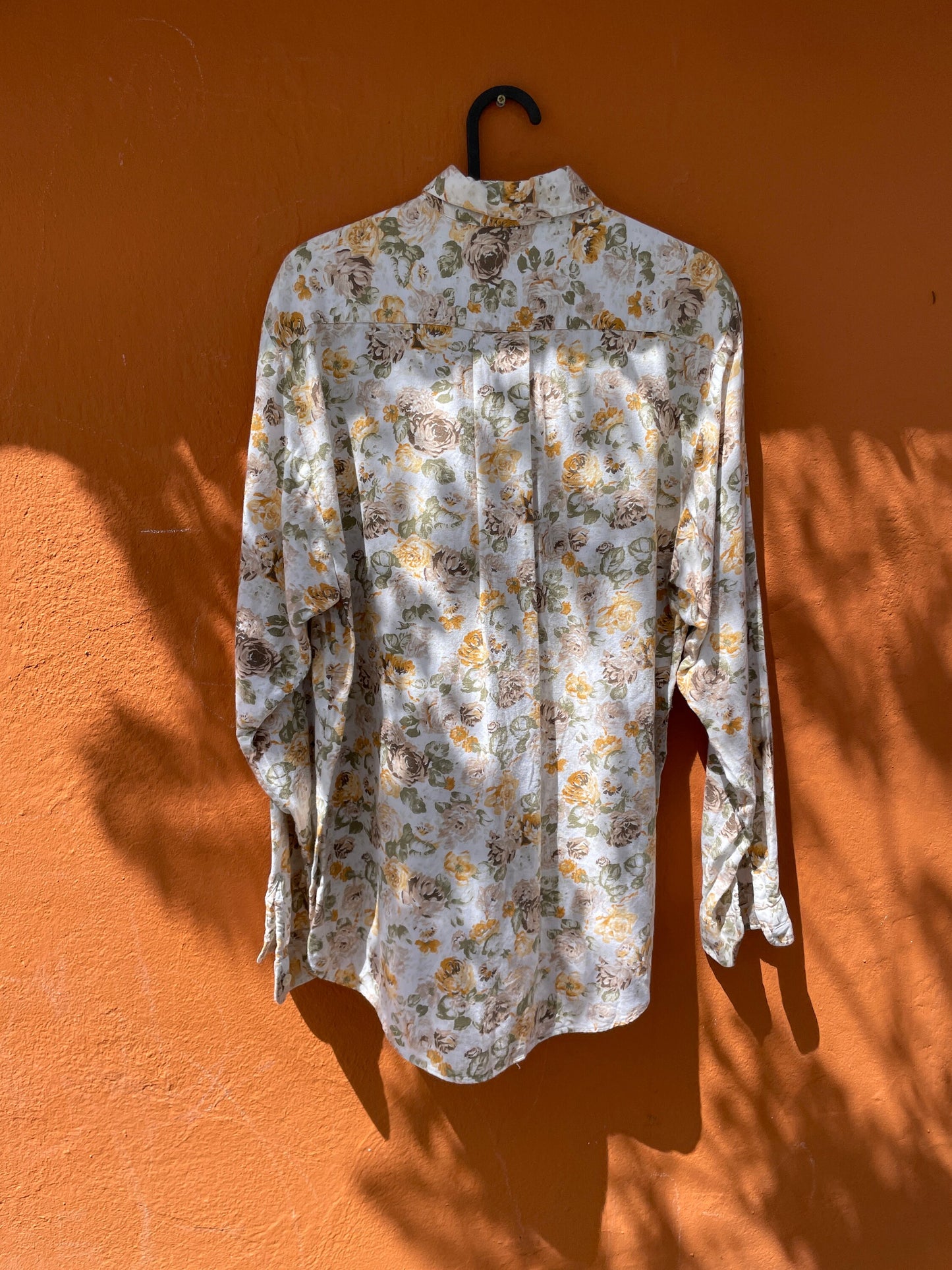 Vintage Floral Cotton Button-Up Shirt — additional view 10