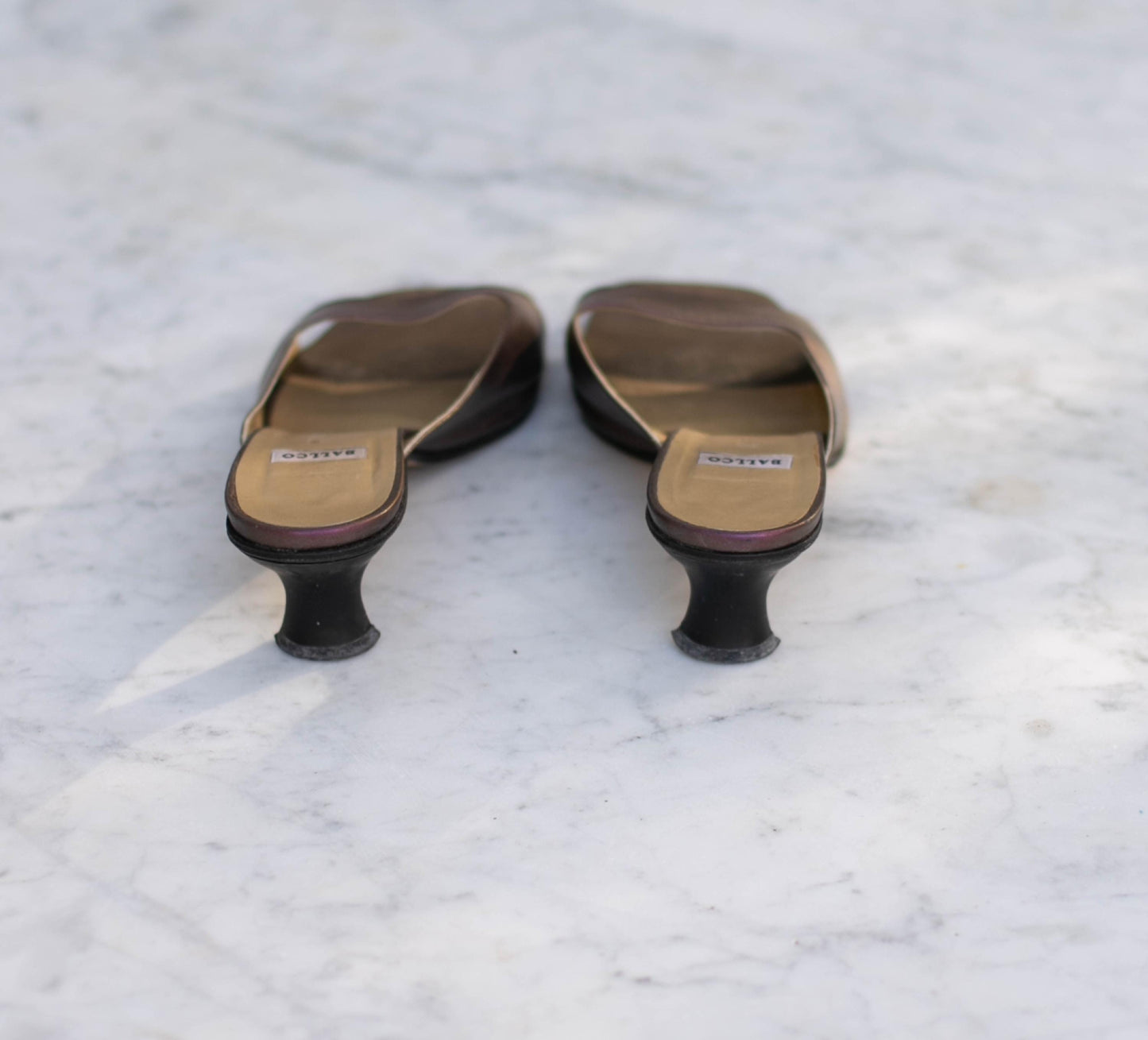 Vintage Shiny Purple Heels by Ballco – Made in Spain