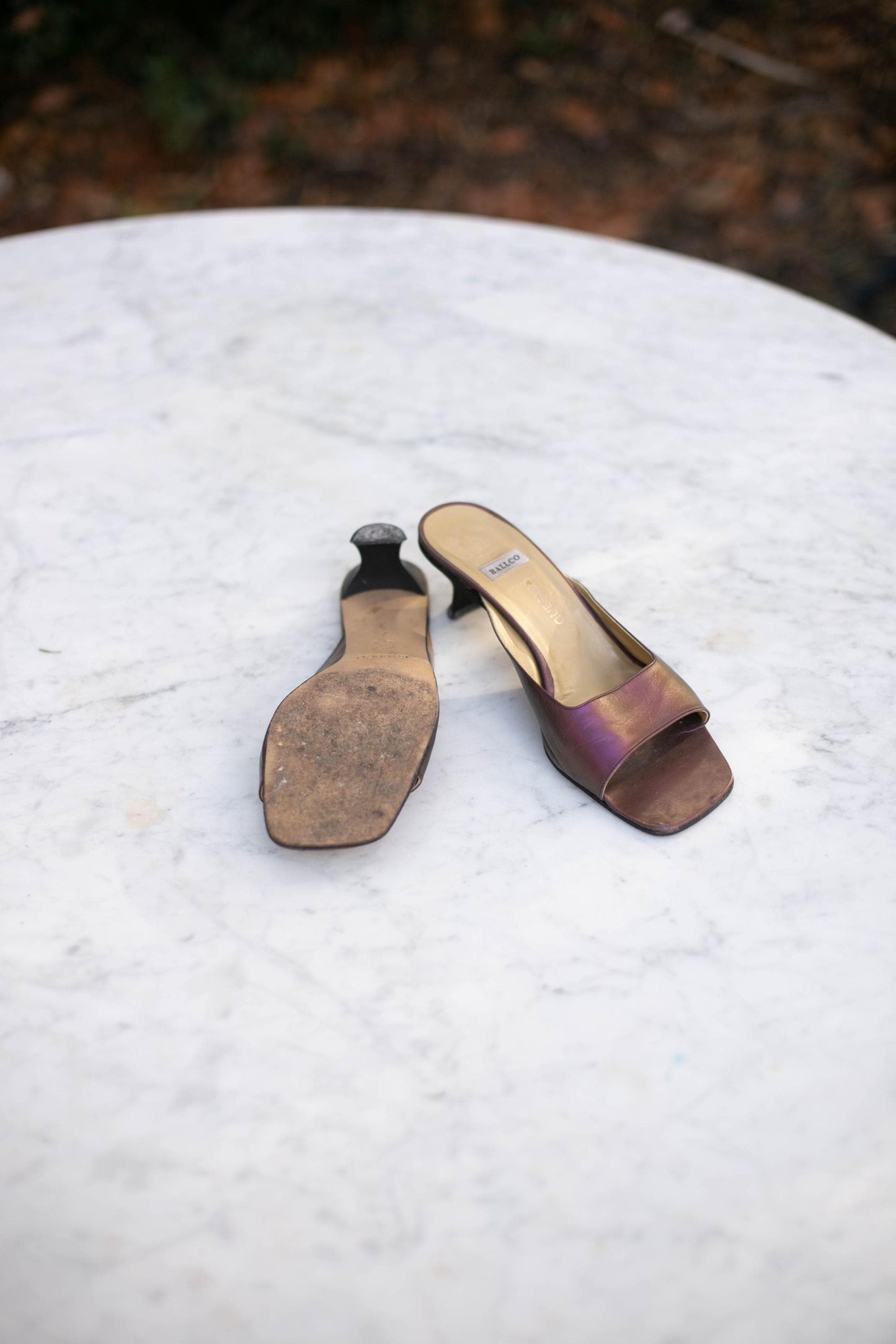 Vintage Shiny Purple Heels by Ballco – Made in Spain