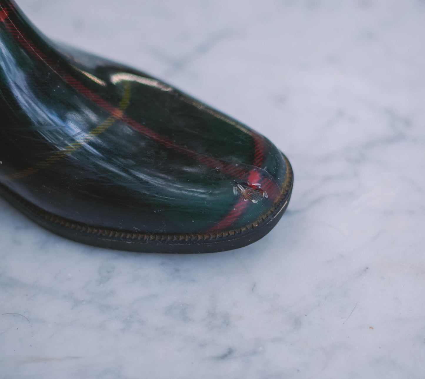 Ralph Lauren Plaid Wellington Boots – Size EU 40