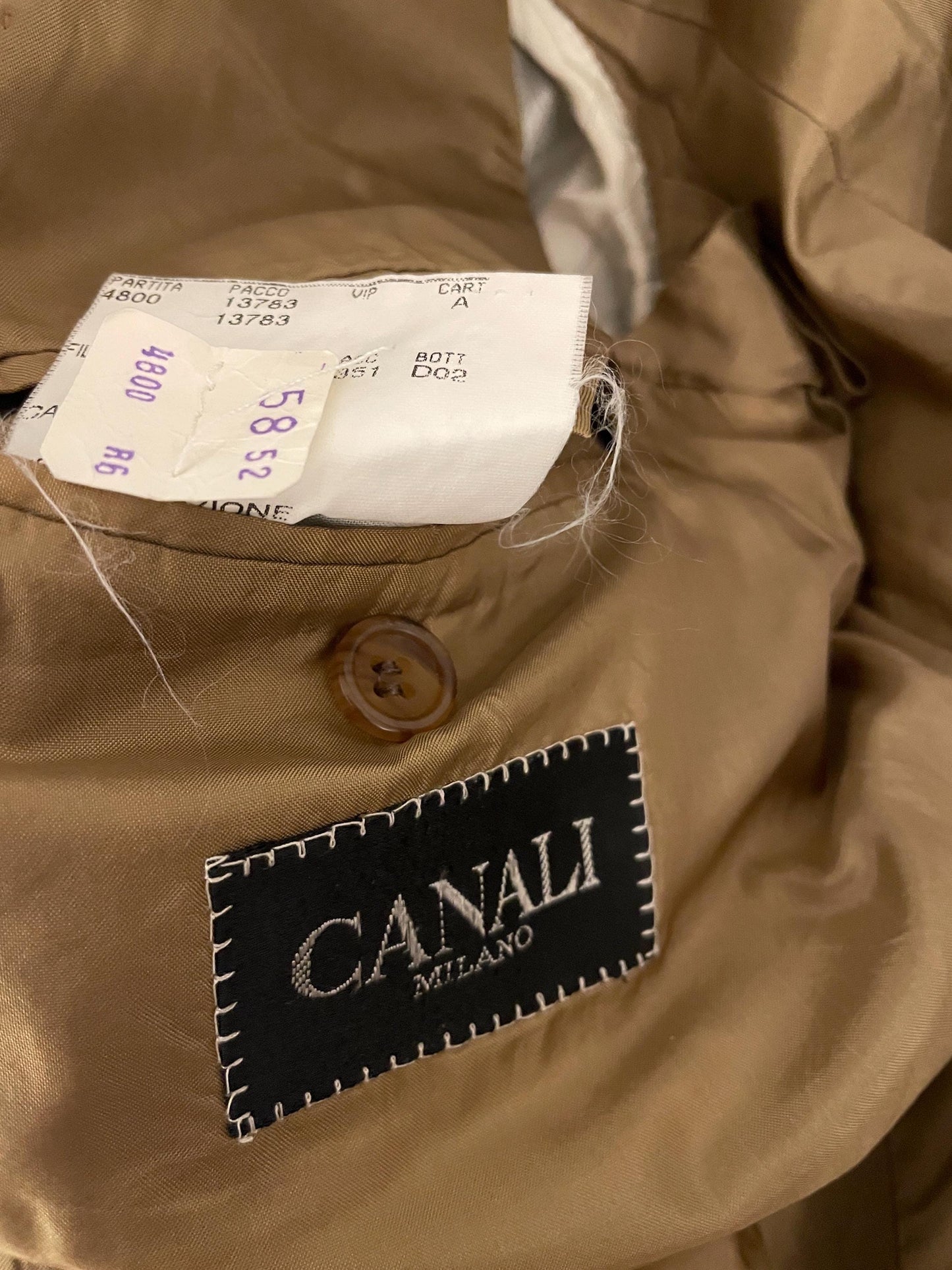 Light academia americana professional wear Vintage tan Canali Milano cashmere suit jacket, Men's double breasted formal evening blazer,