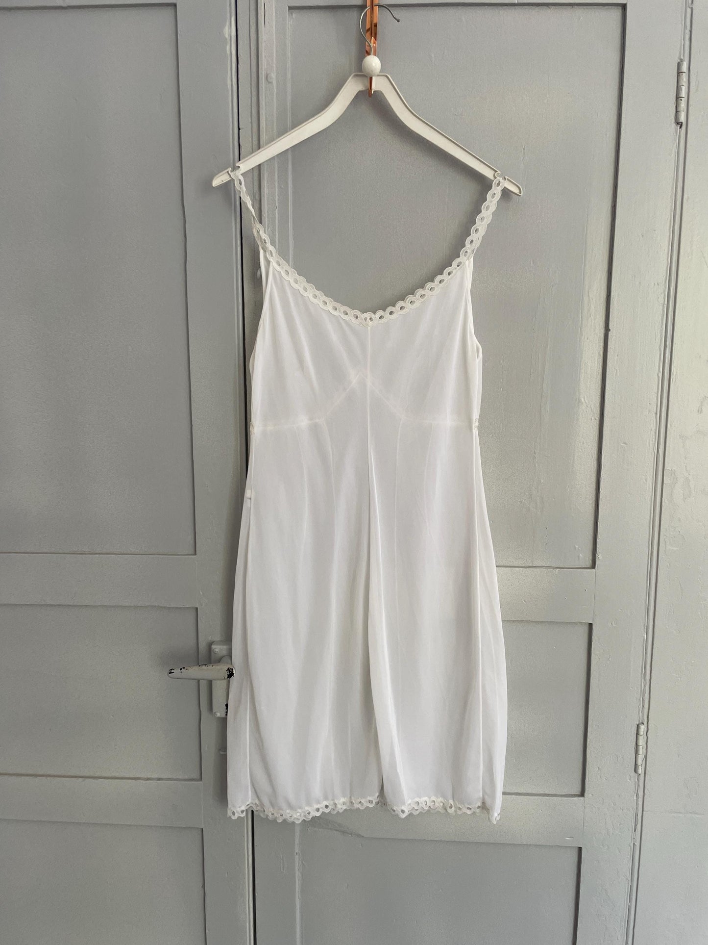 Vintage pink floral night dress, Cute short pyjamas, Sexy sheer nightie, Elegant night wear, White slip dress