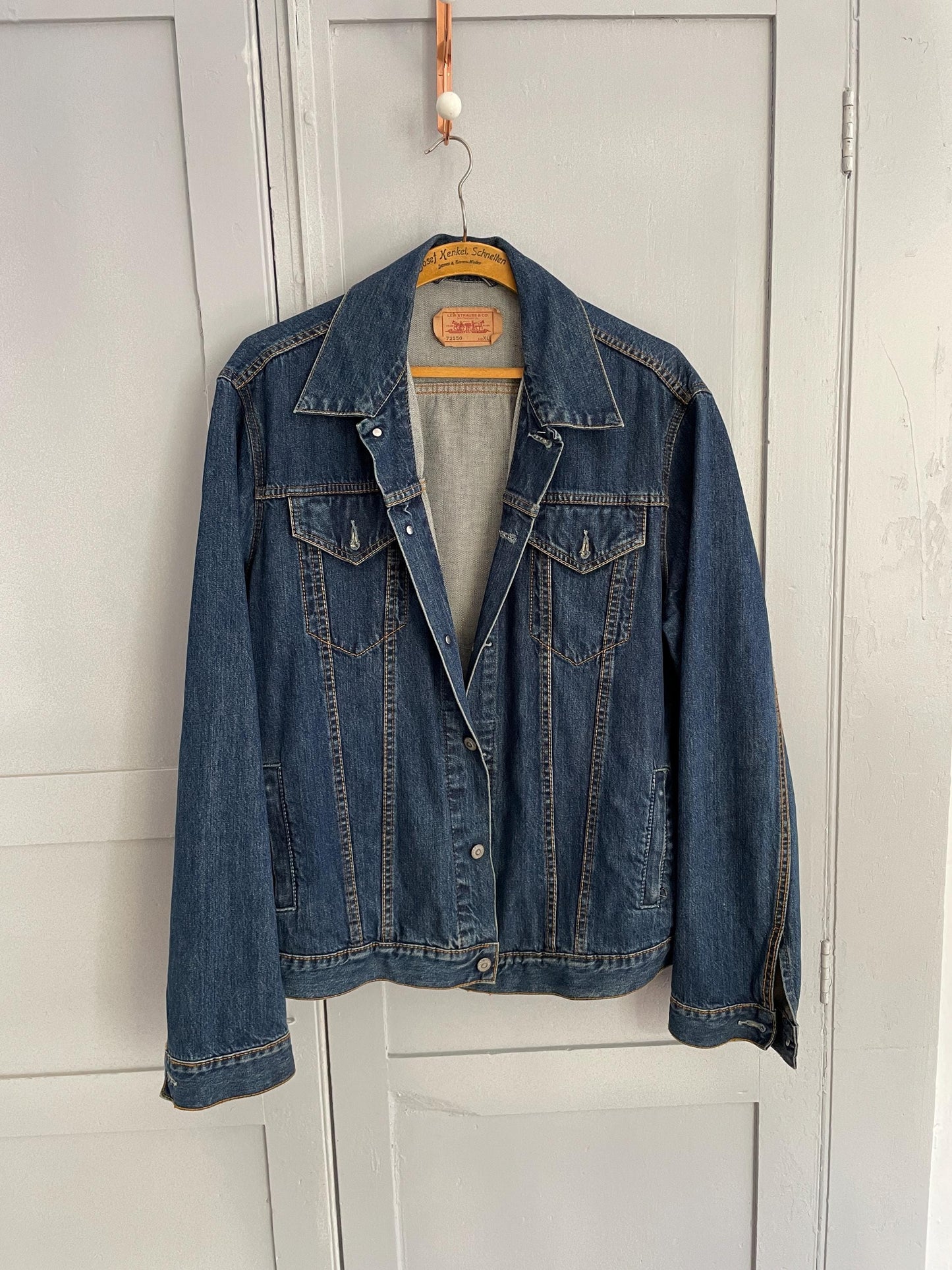 Levi's Light grey jean jacket, Men's M denim coat