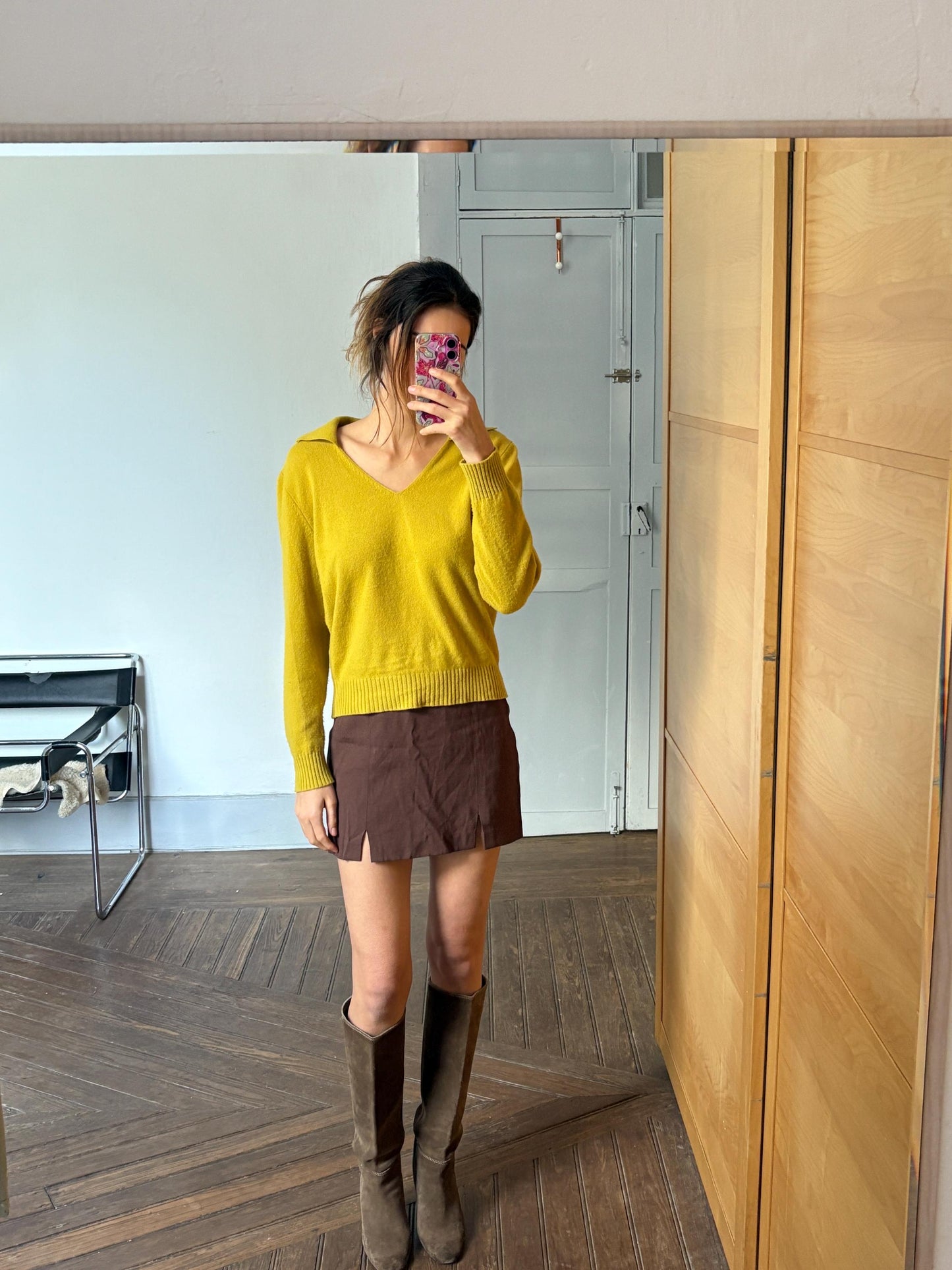Vintage Benetton Mustard Cashmere Wool Sweater – Cozycore Queen Vibes