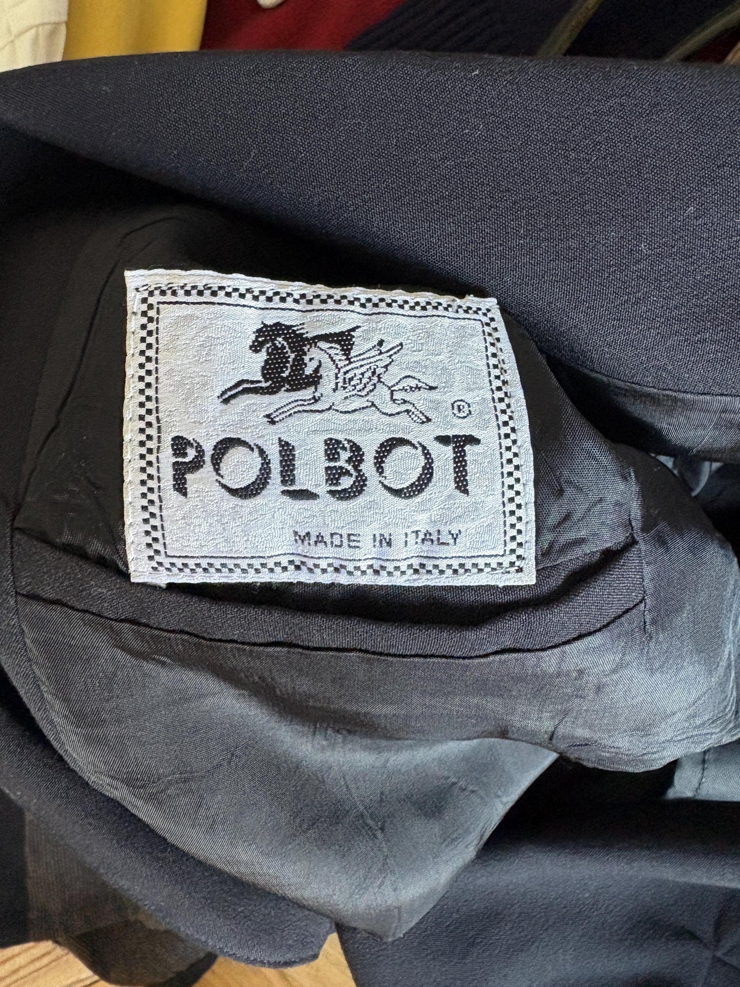 Vintage Italian Designer Jacket – Polbot Power Shoulder Moment