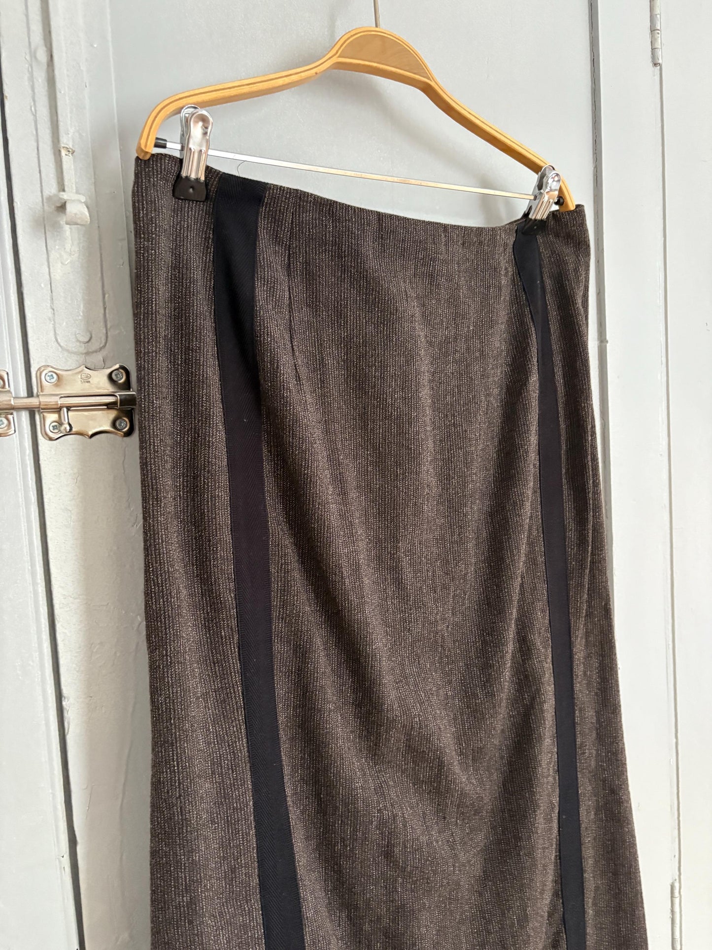 Anette gortz skirt wool maxi skirt, Long made in Germany designer skirt