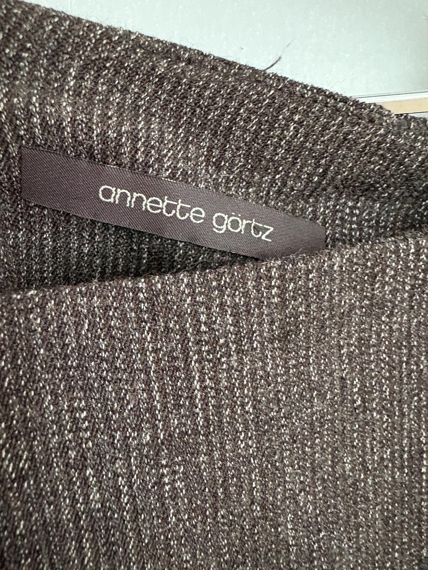 Anette gortz skirt wool maxi skirt, Long made in Germany designer skirt