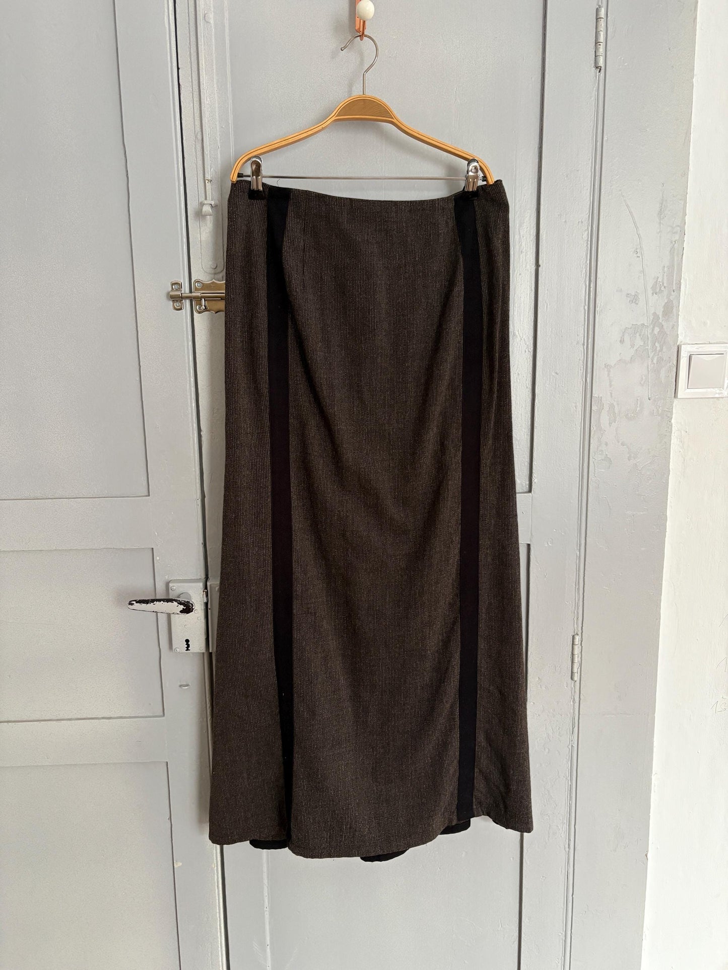 Anette gortz skirt wool maxi skirt, Long made in Germany designer skirt