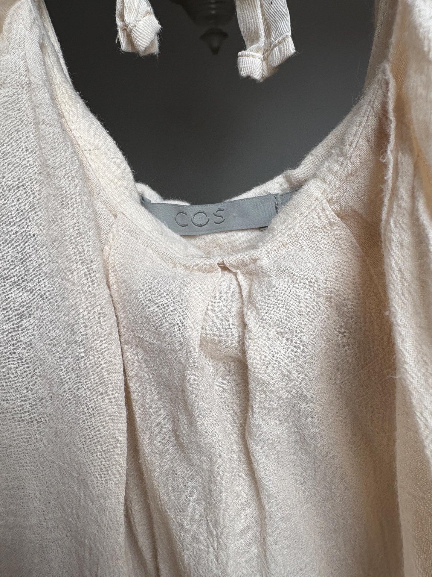 Vintage Light Beige COS Cotton Shirt — additional view 9