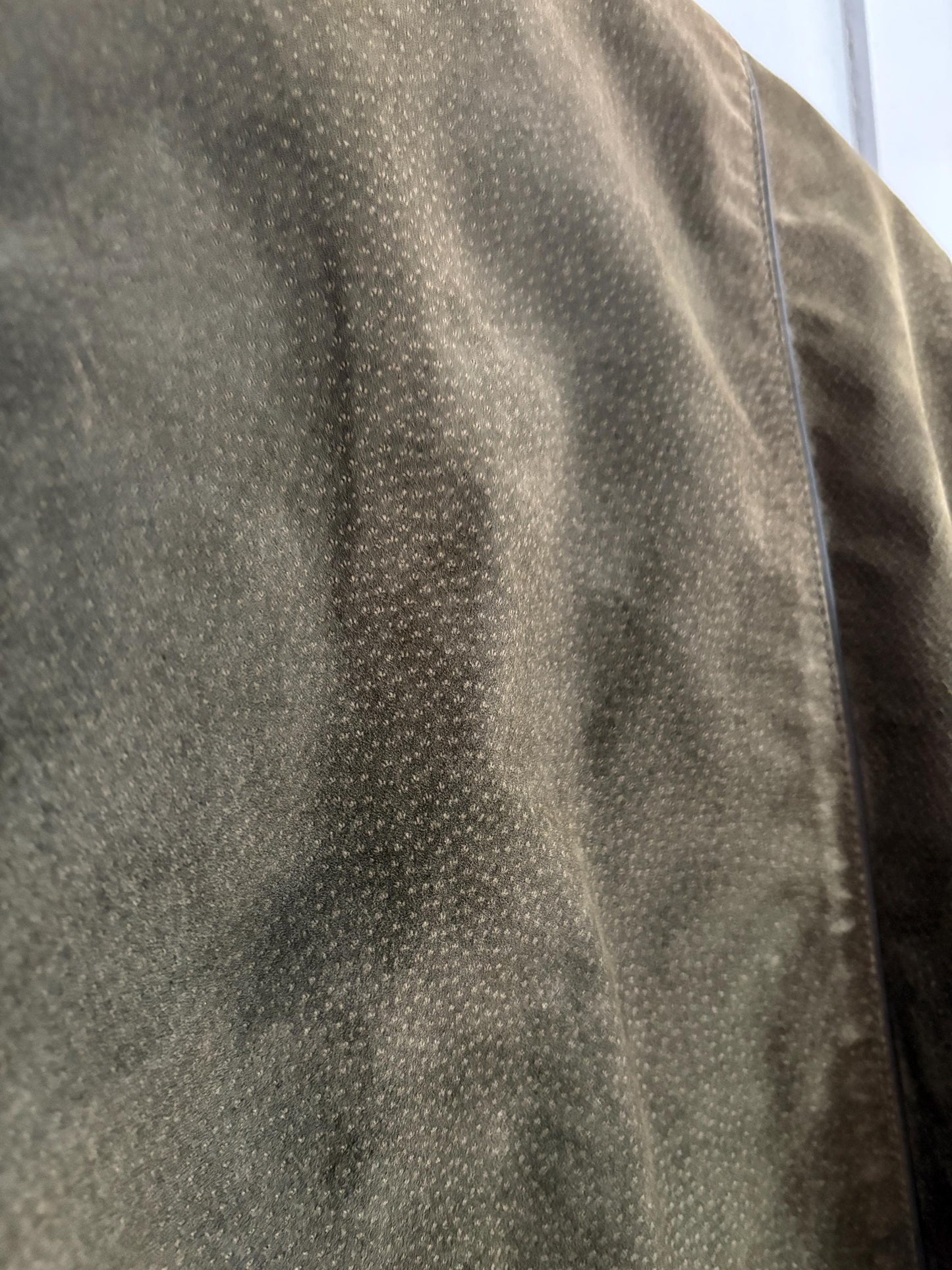 Gorgeous Dark green genuine leather coat, VintageLuxury Lamy jacket with faux fur detailing, 70s Retro cropped coat,
