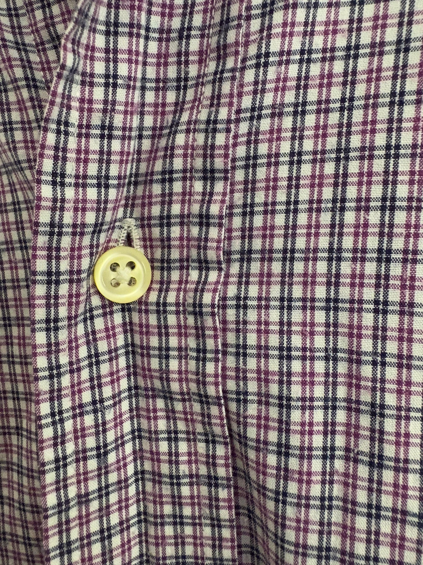 Vintage Polo by Ralph Lauren checkered Button Down Shirt | Vintage High End Luxury Designer blouse