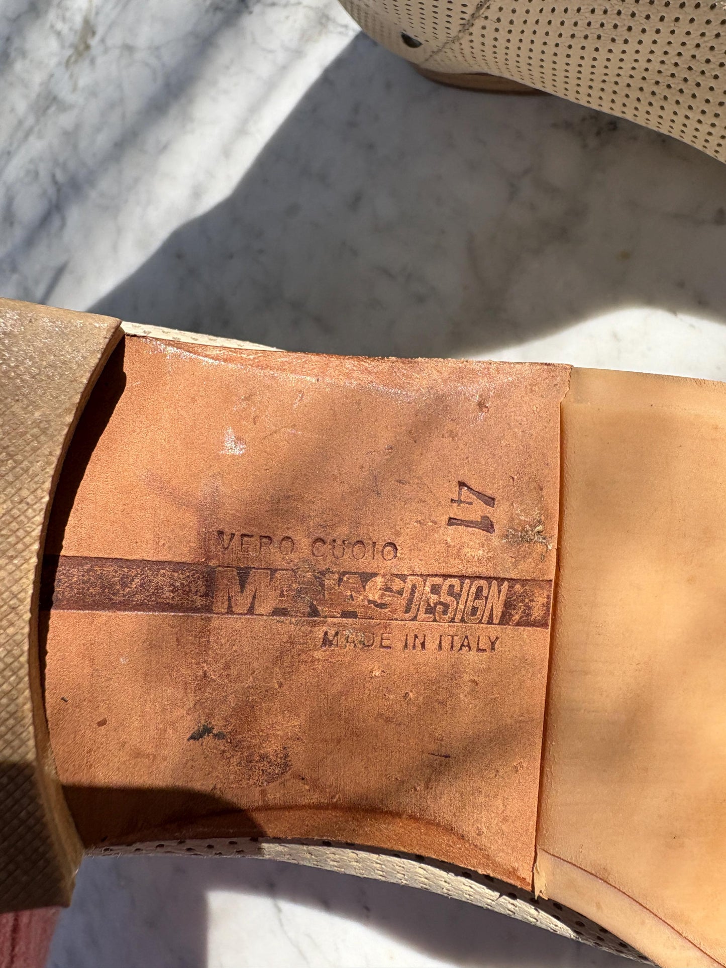 Vintage White Leather Boots, Made in Italy — additional view 10