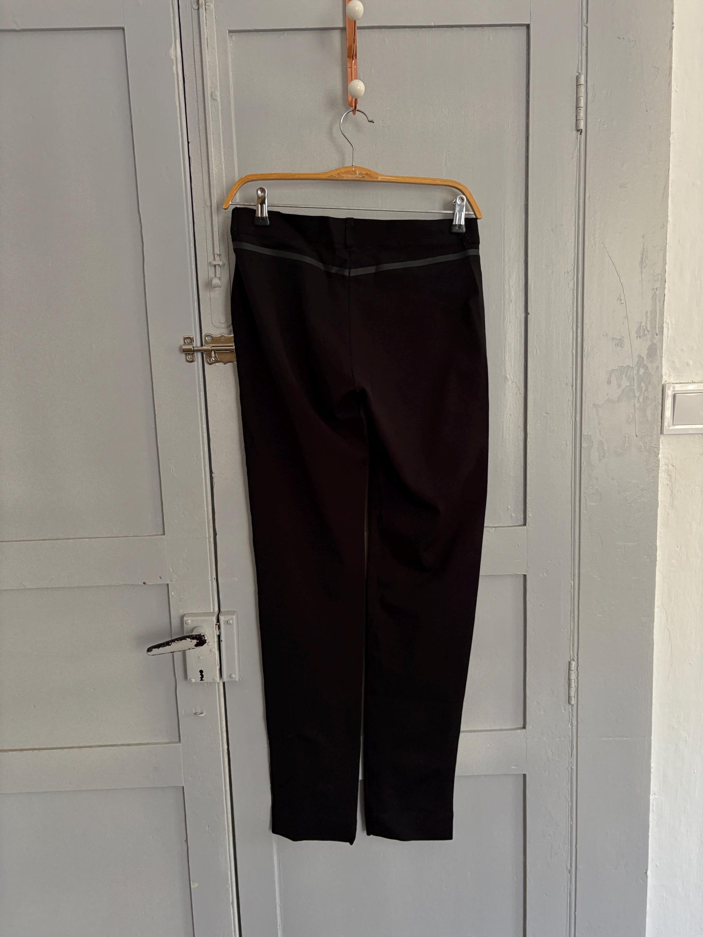 Black Y2K Stretch Pants by Marithé + François Girbaud - Vintage Slim Fit