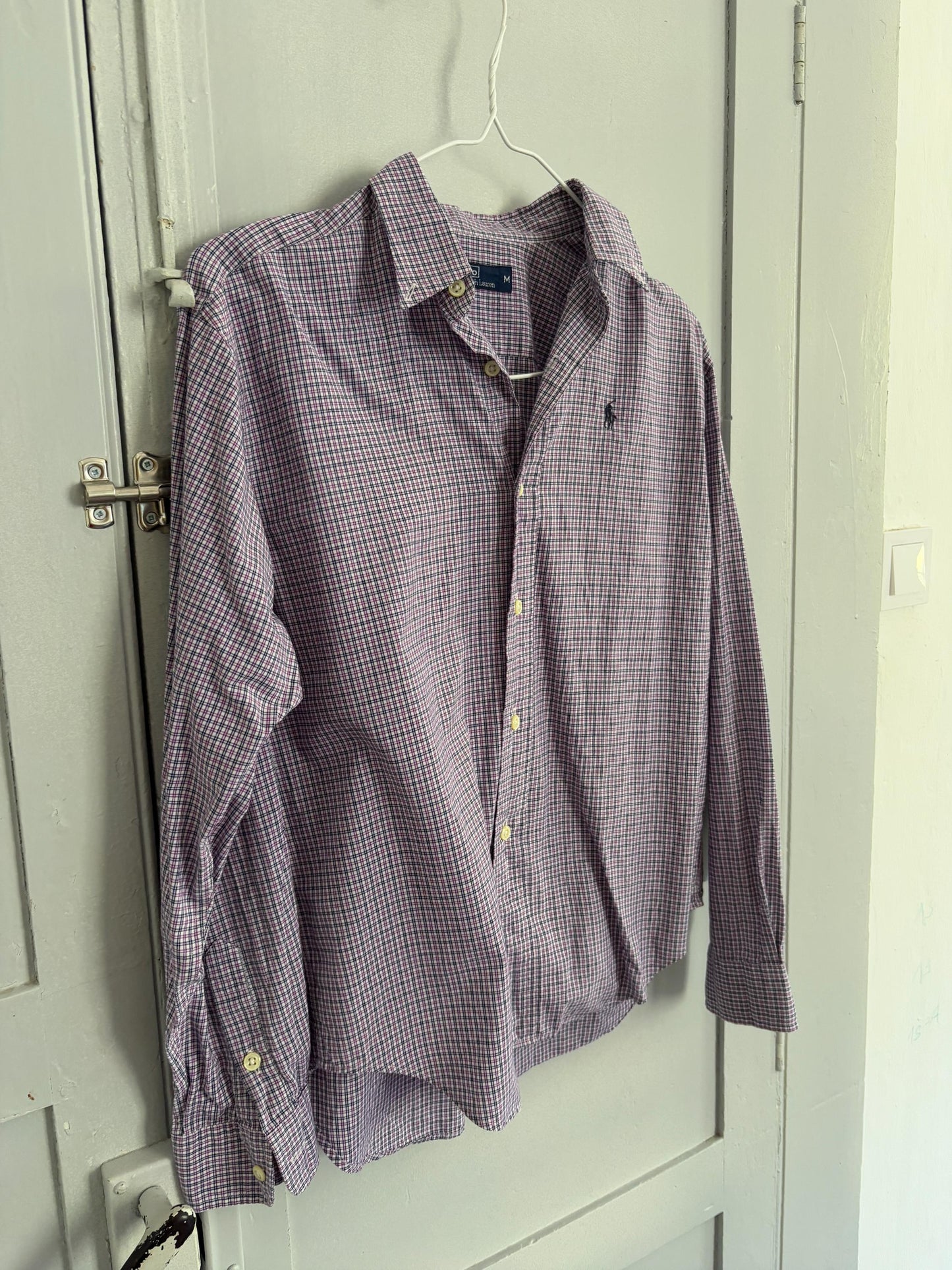 Vintage Polo by Ralph Lauren checkered Button Down Shirt | Vintage High End Luxury Designer blouse