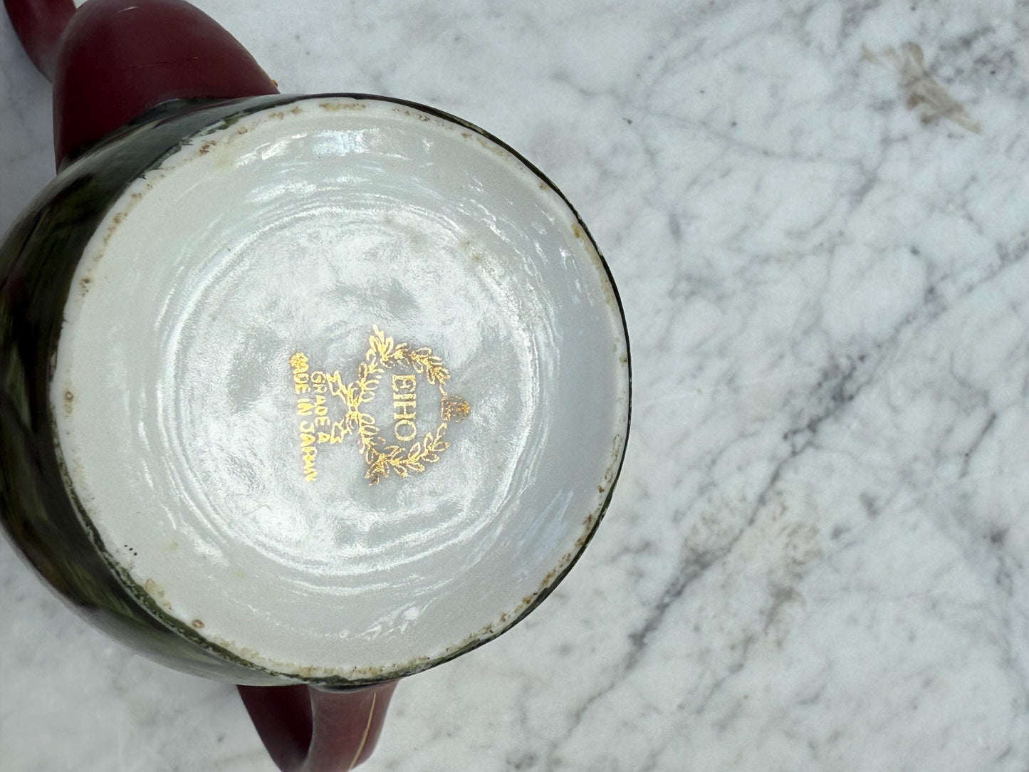 Vintage Hand-Painted Japanese Tea Set – Kutani Moriage Dragon Design, Made in Japan 1920s-1940s, Porcelain Teapot & Cups