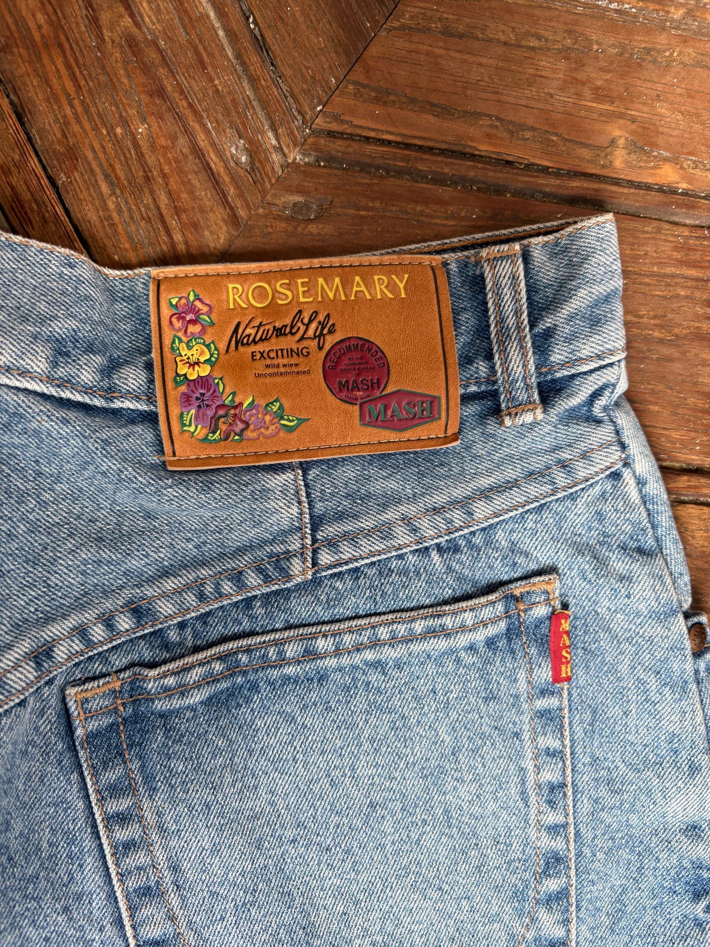 Vintage Light Denim Skirt by MASH Rosemary – 90s Casual Essential, size 38 / UK 10 / US 6-8