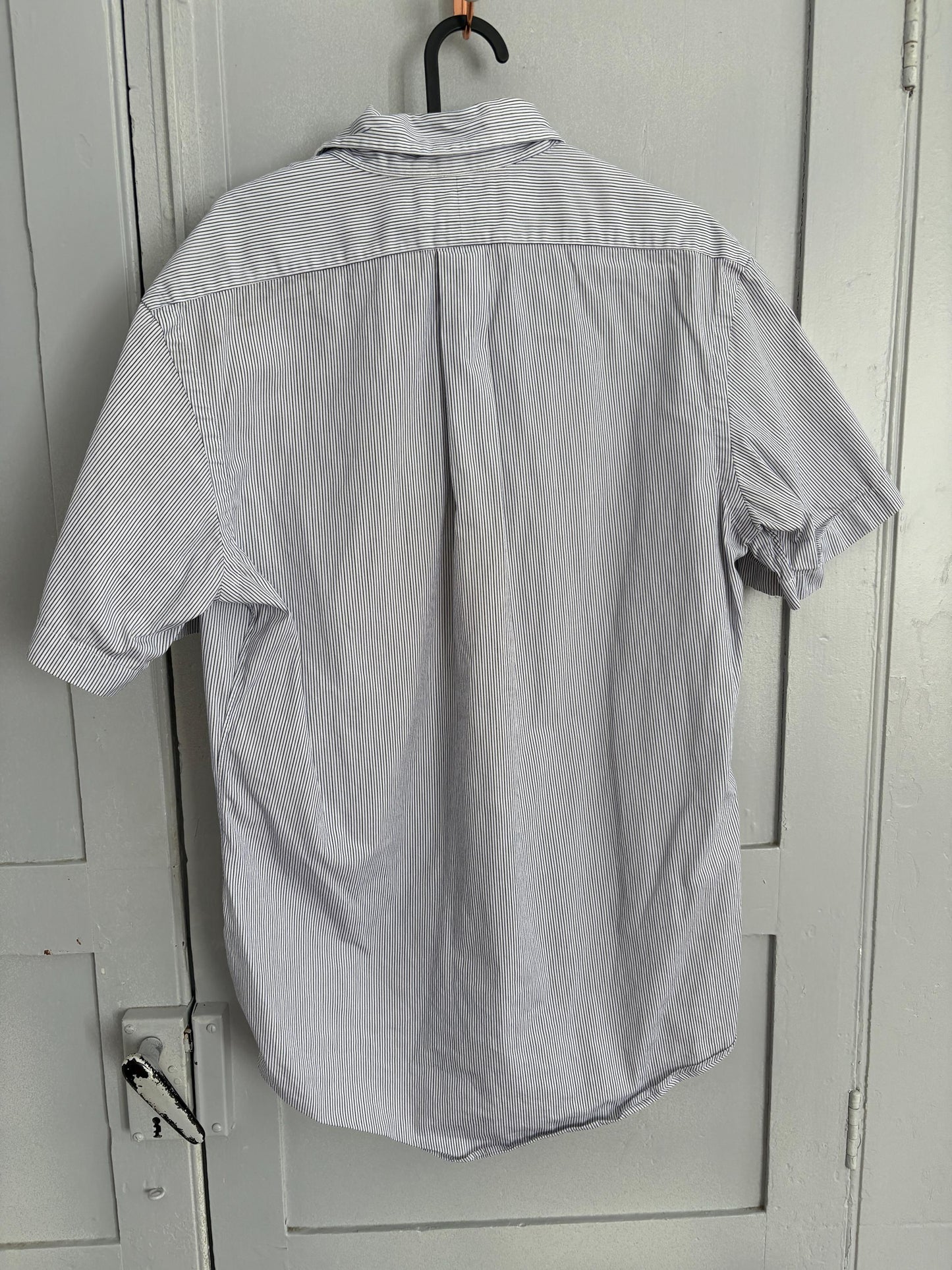 90s Oversized Stripe Button-Up Shirt — additional view 10