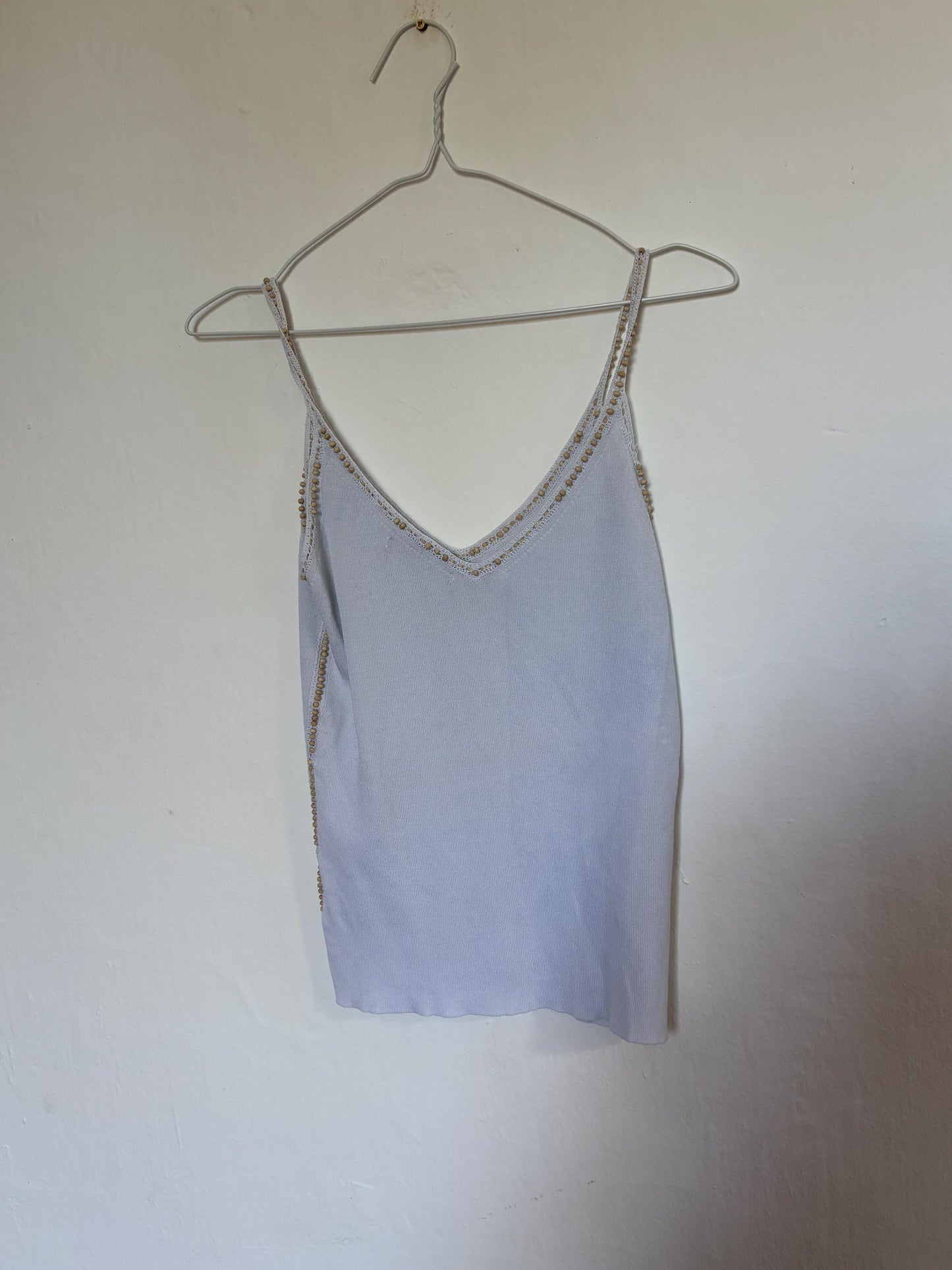 Beaded Knit Tank Top - Vintage Luxury — additional view 10