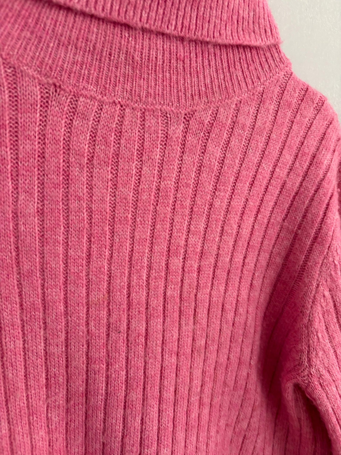 Barbiecore Bright Pink Turtleneck Sweater — additional view 10