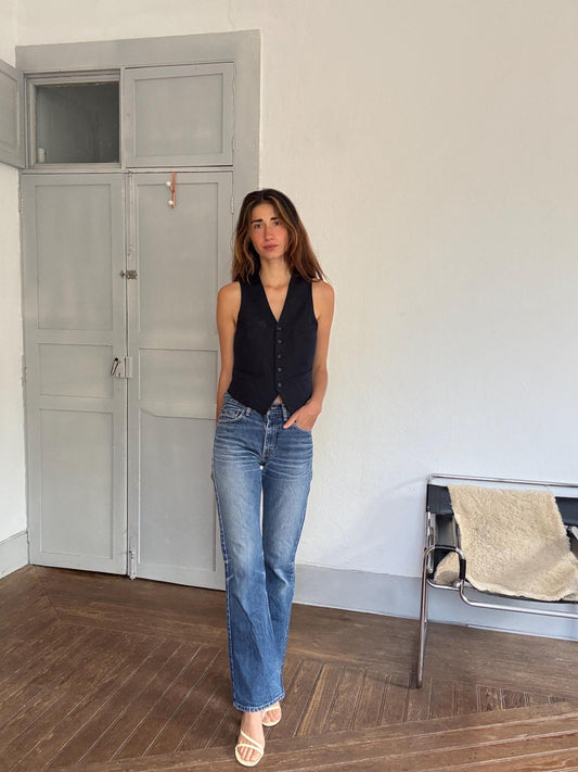 Vintage 90s Y2K Flare Jeans – Size 30L34 – Worn-In Cool