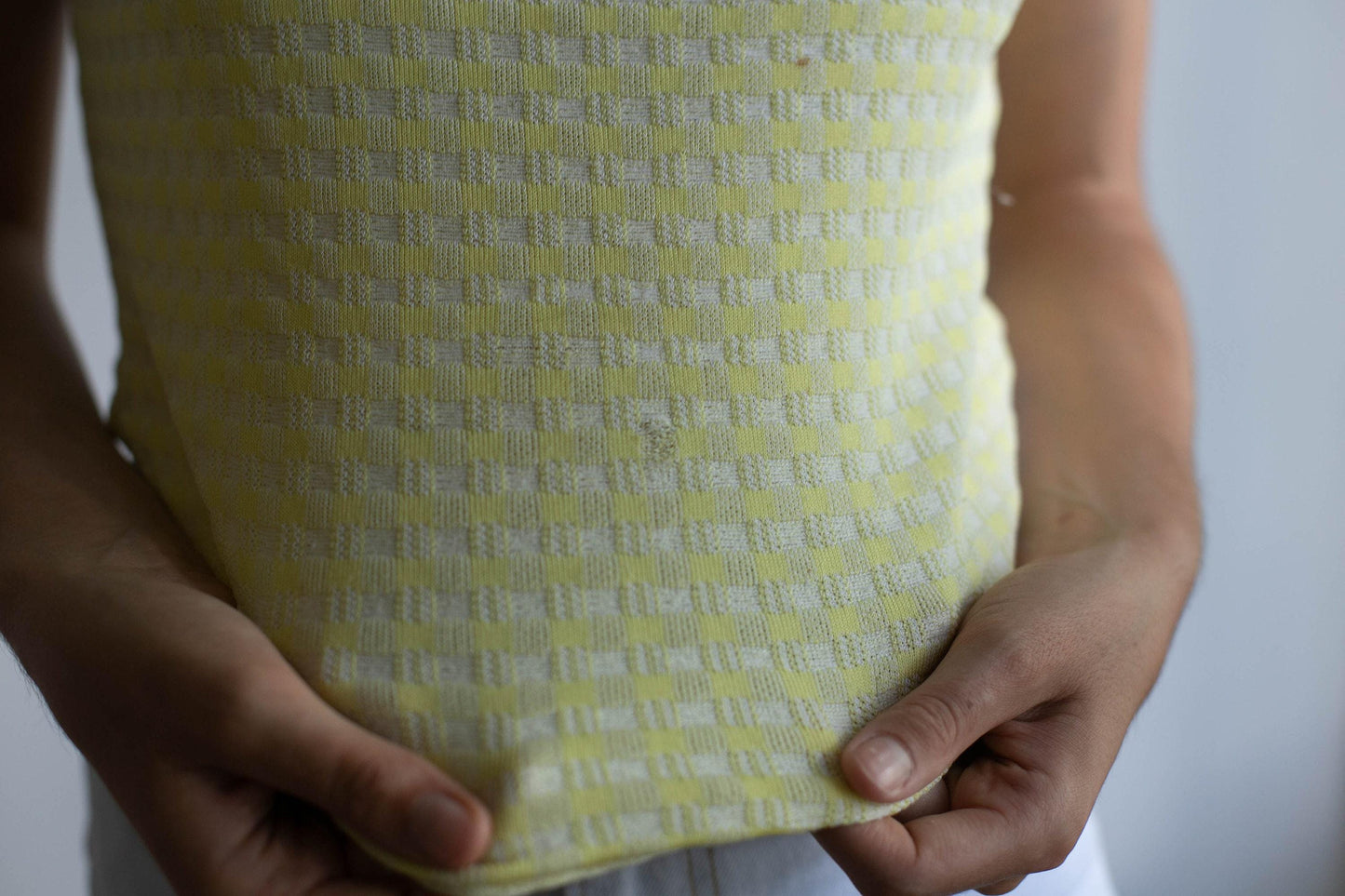 Vintage camisole / escada lemon yellow tank top / 90s women clothing / y2k aesthetic