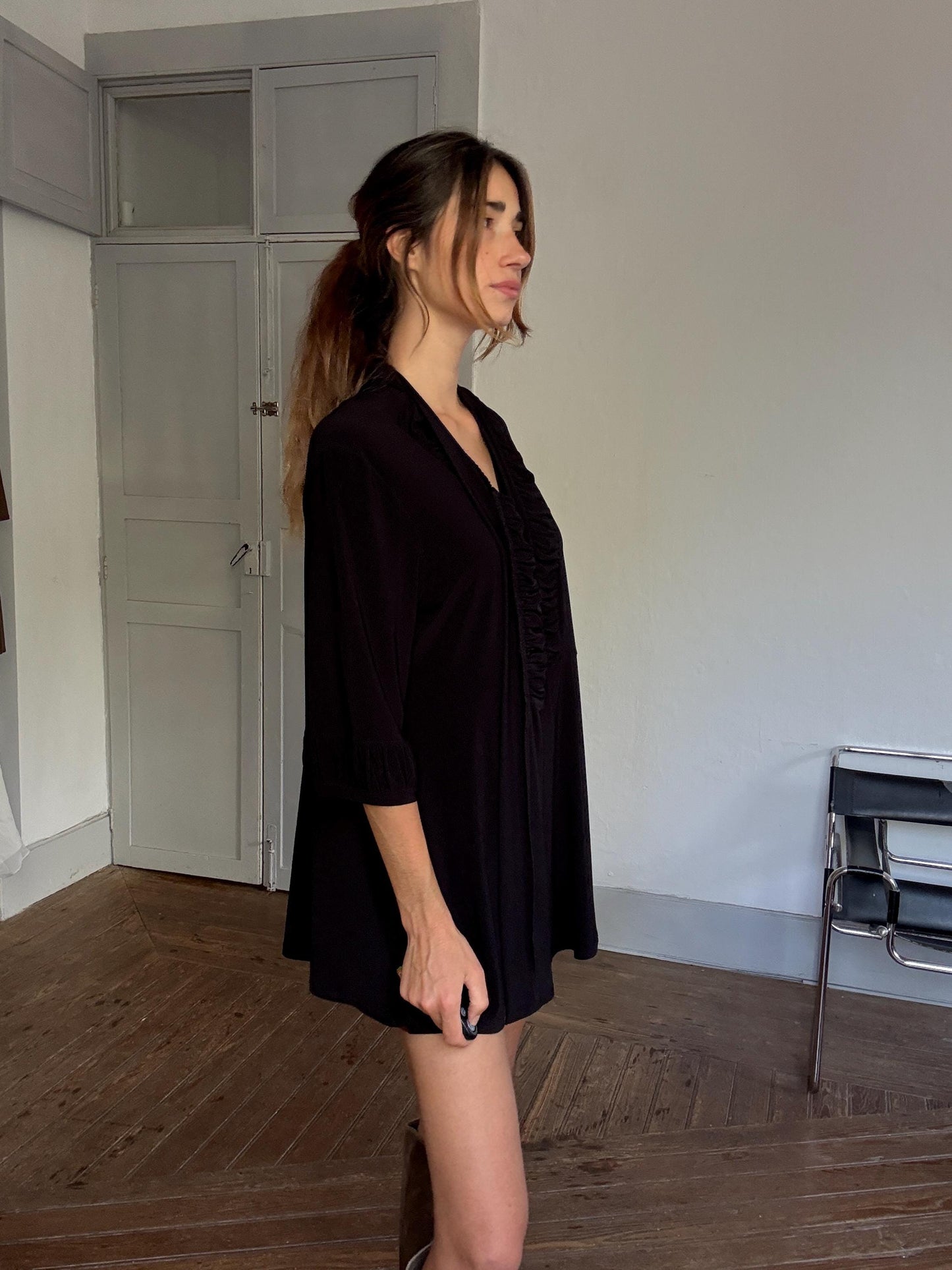 Vintage Joseph Ribkoff Black Long Vest — additional view 10