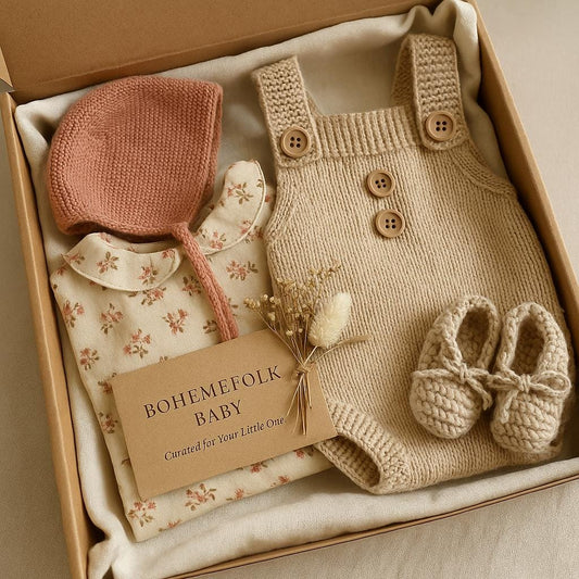 Eco-Friendly Curated Baby Gift Box | Sustainable Secondhand Baby Clothes | Personalized Newborn Gift Set, Welcome to the world new baby gift
