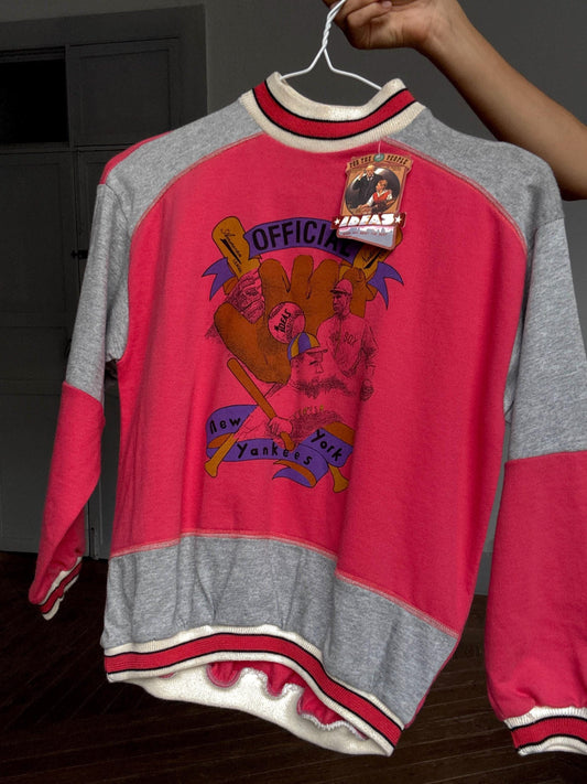 Vintage 80s New York Yankees Graphic Sweatshirt — detail