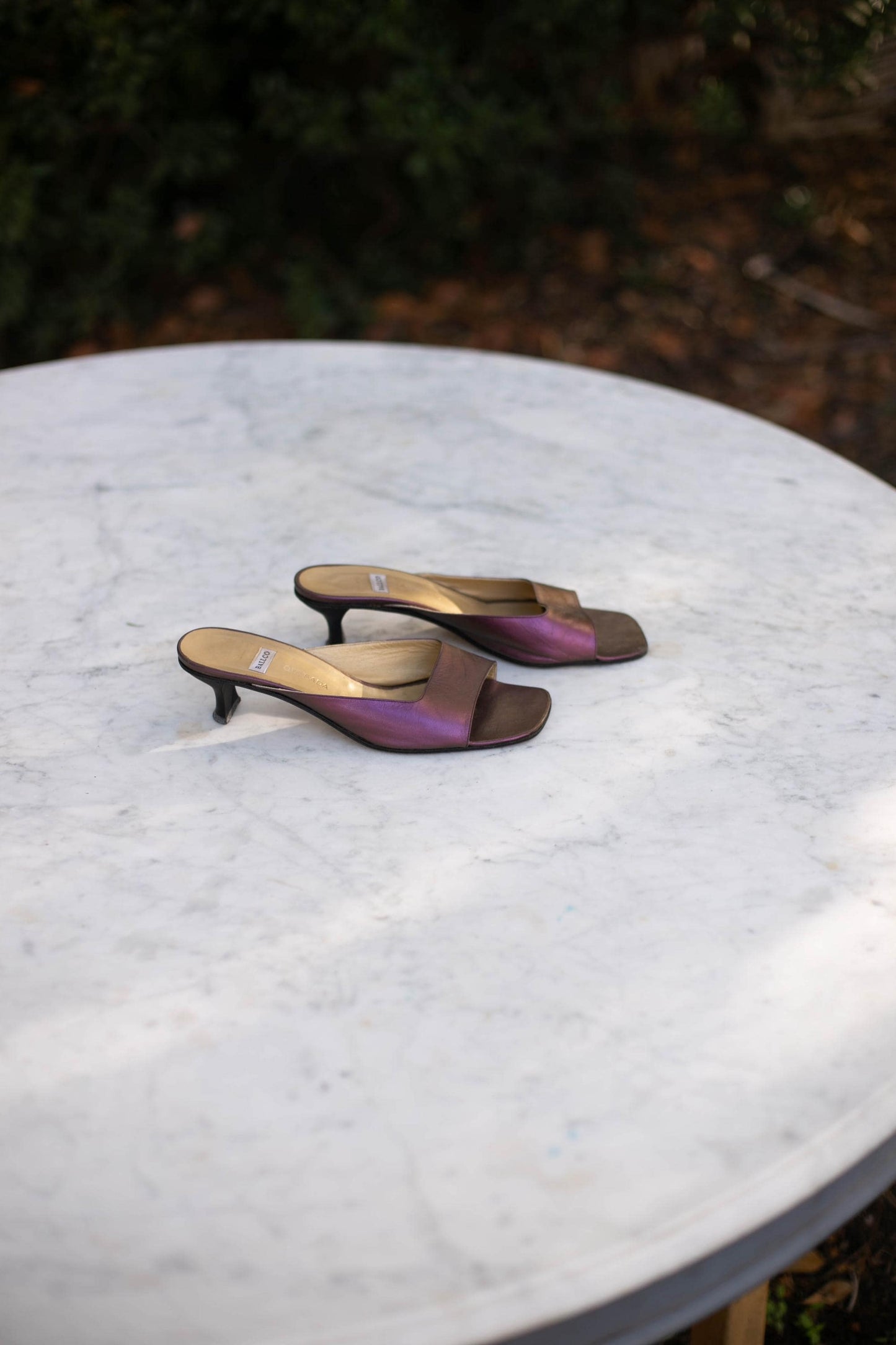 Vintage Shiny Purple Heels by Ballco – Made in Spain