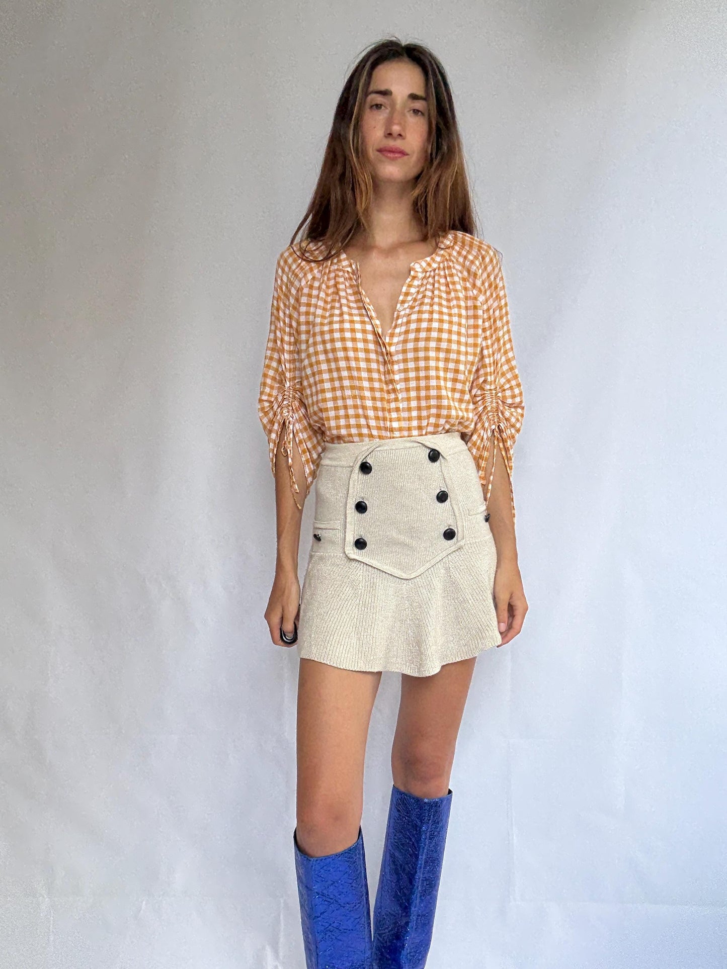 Yellow Gingham Blouse by GAP – Cottagecore but Make It Chic