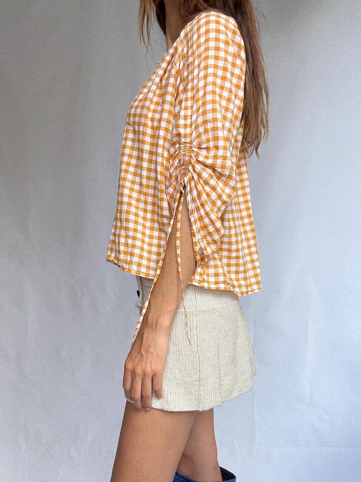 Yellow Gingham Blouse by GAP – Cottagecore but Make It Chic