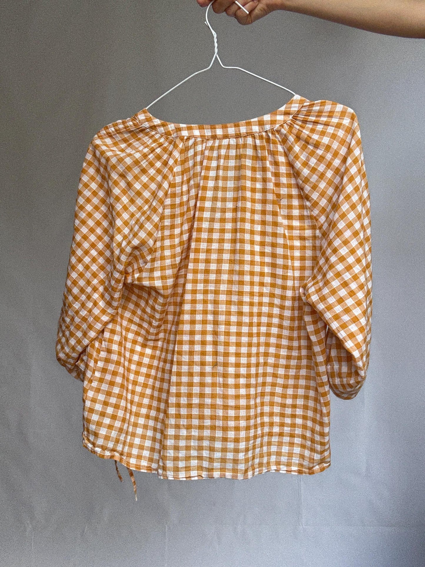 Yellow Gingham Blouse by GAP – Cottagecore but Make It Chic