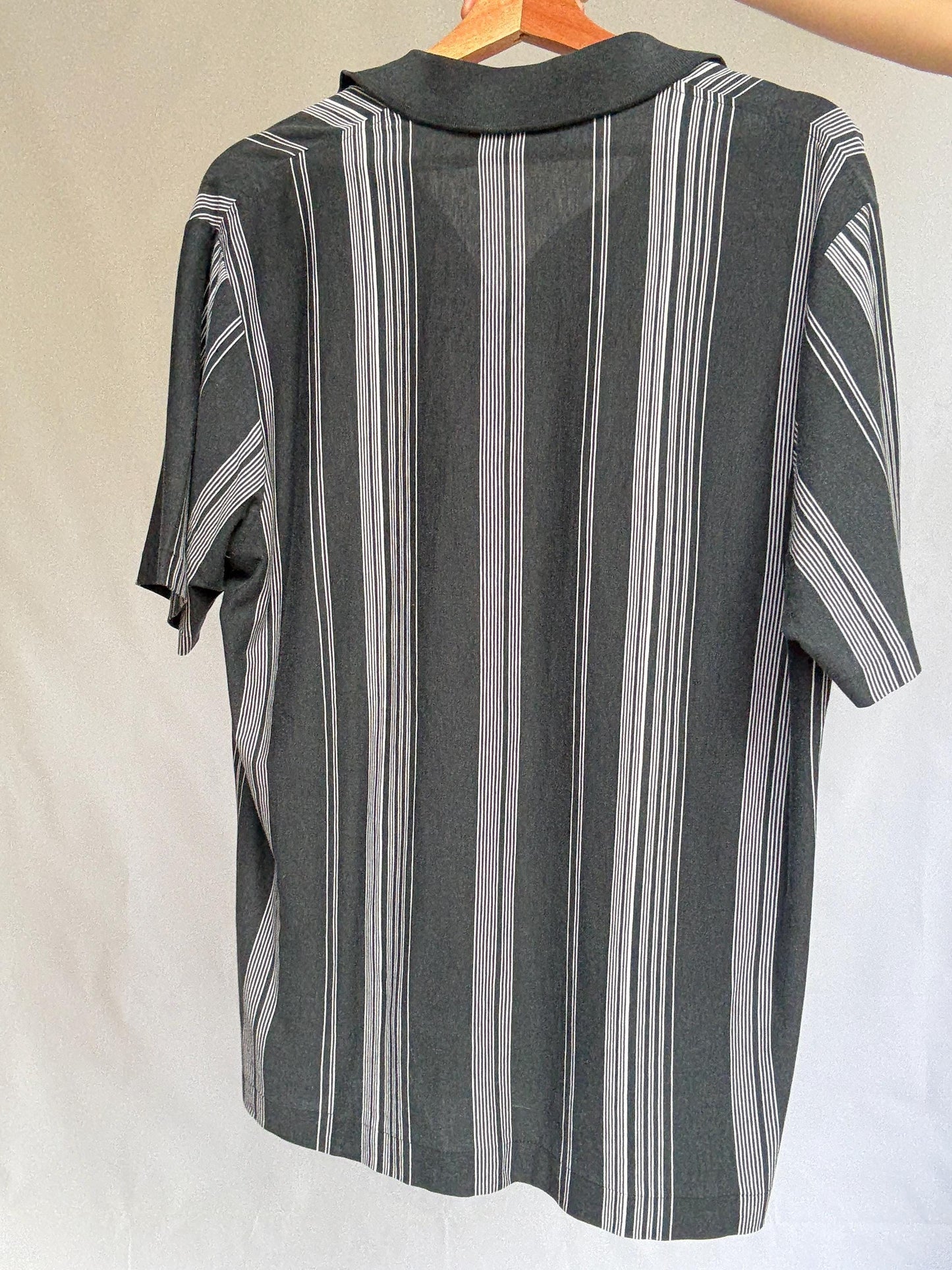 Vintage Lacoste Striped Polo Shirt – Unisex Fit | Size 6 | Made in Spain