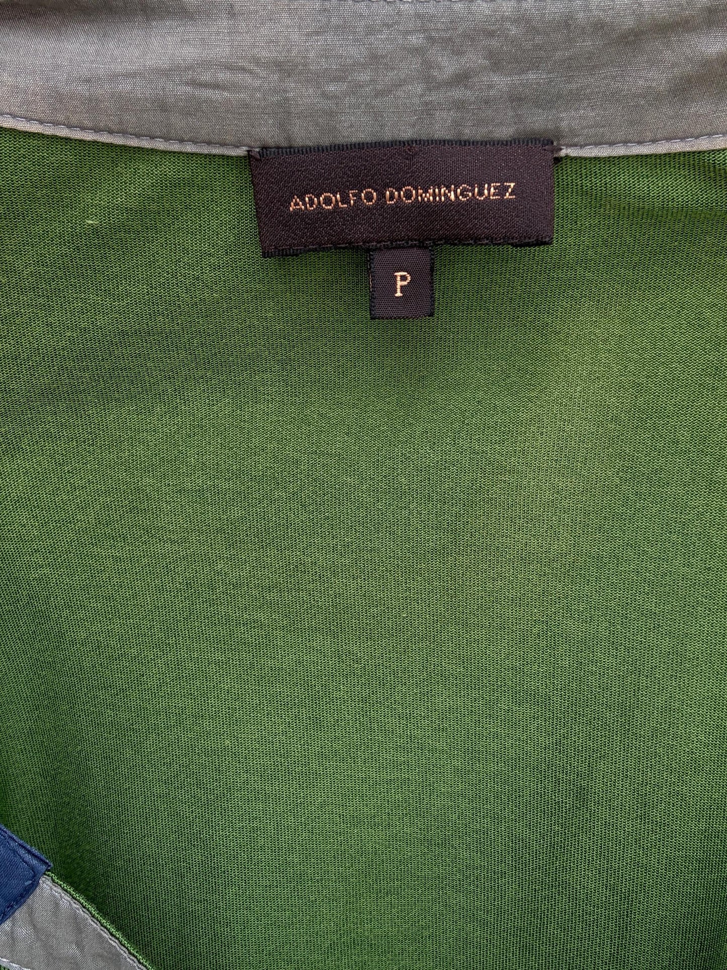 Y2K Adolfo Dominguez Green Racer Cami | Sporty Minimalist Striped Tank | Indie Sleek Fit | Size S