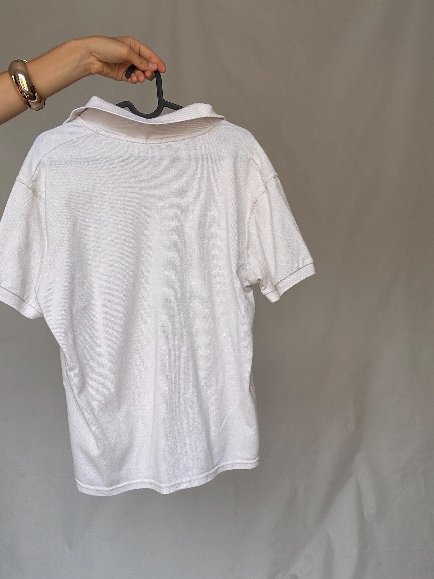 Vintage Lacoste Polo Shirt Made in France, Small Cotton In Streetwear Style, Casual Retro 90s Fashion Staple