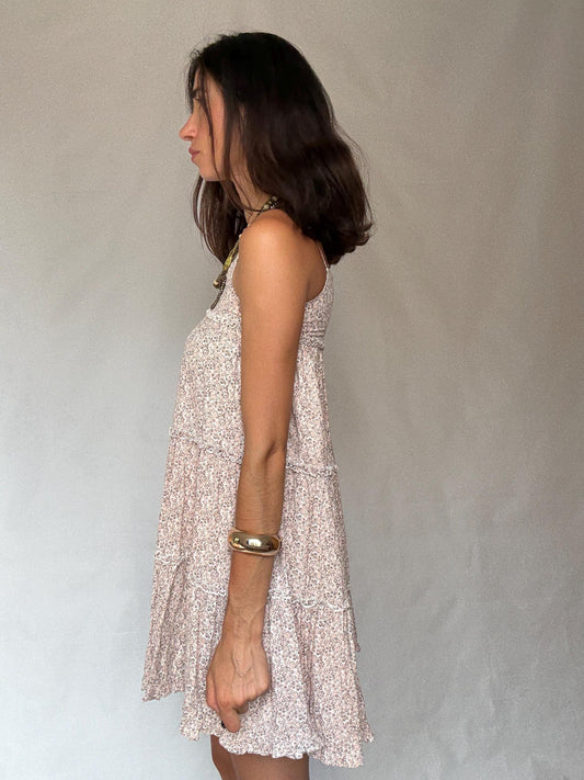 Cotton Floral Sundress For Girls — detail