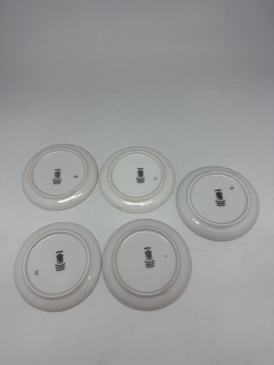 Vintage Bavaria Bird Plates Set — detail