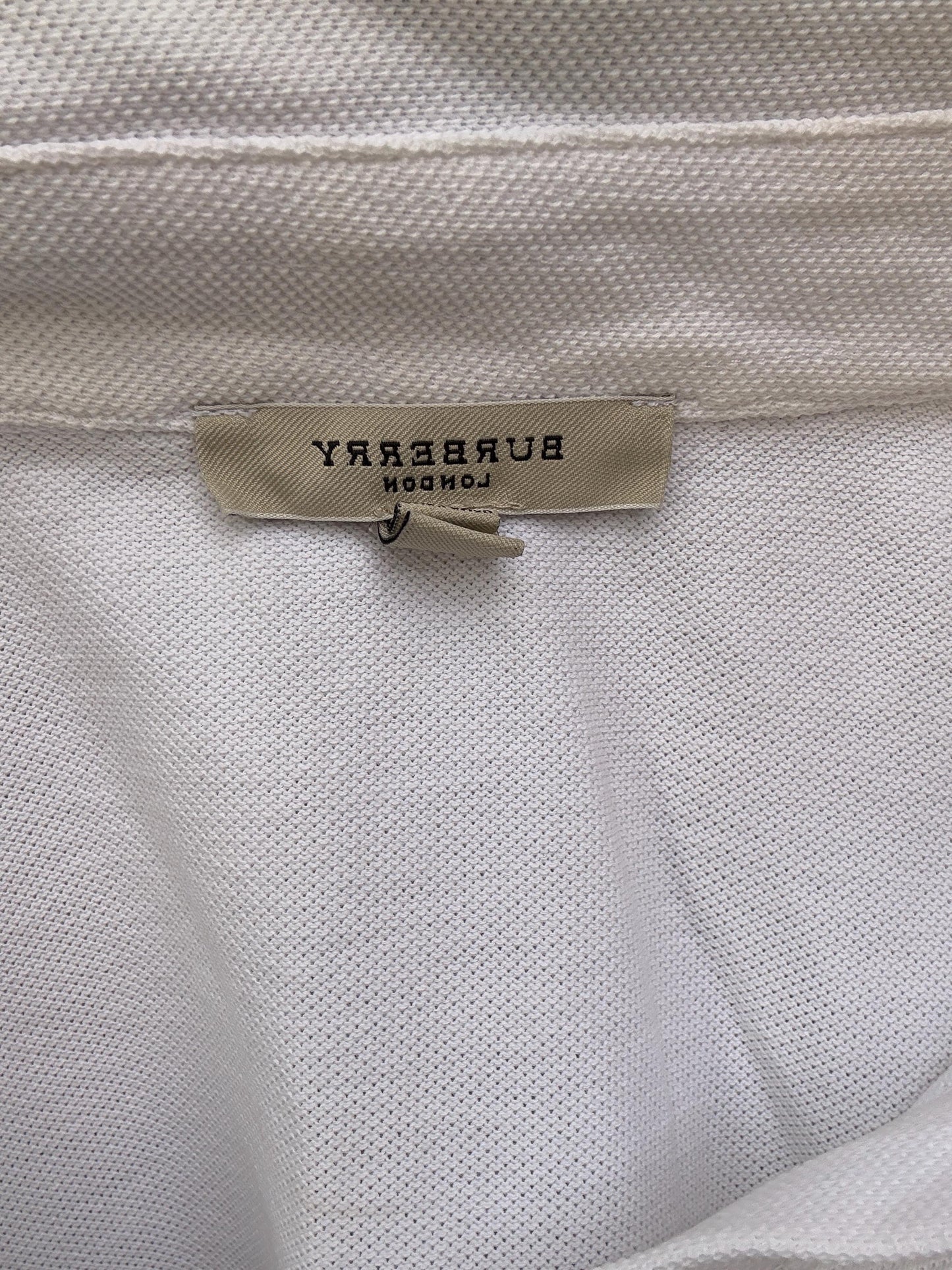 Burberry Classic White Polo Shirt
