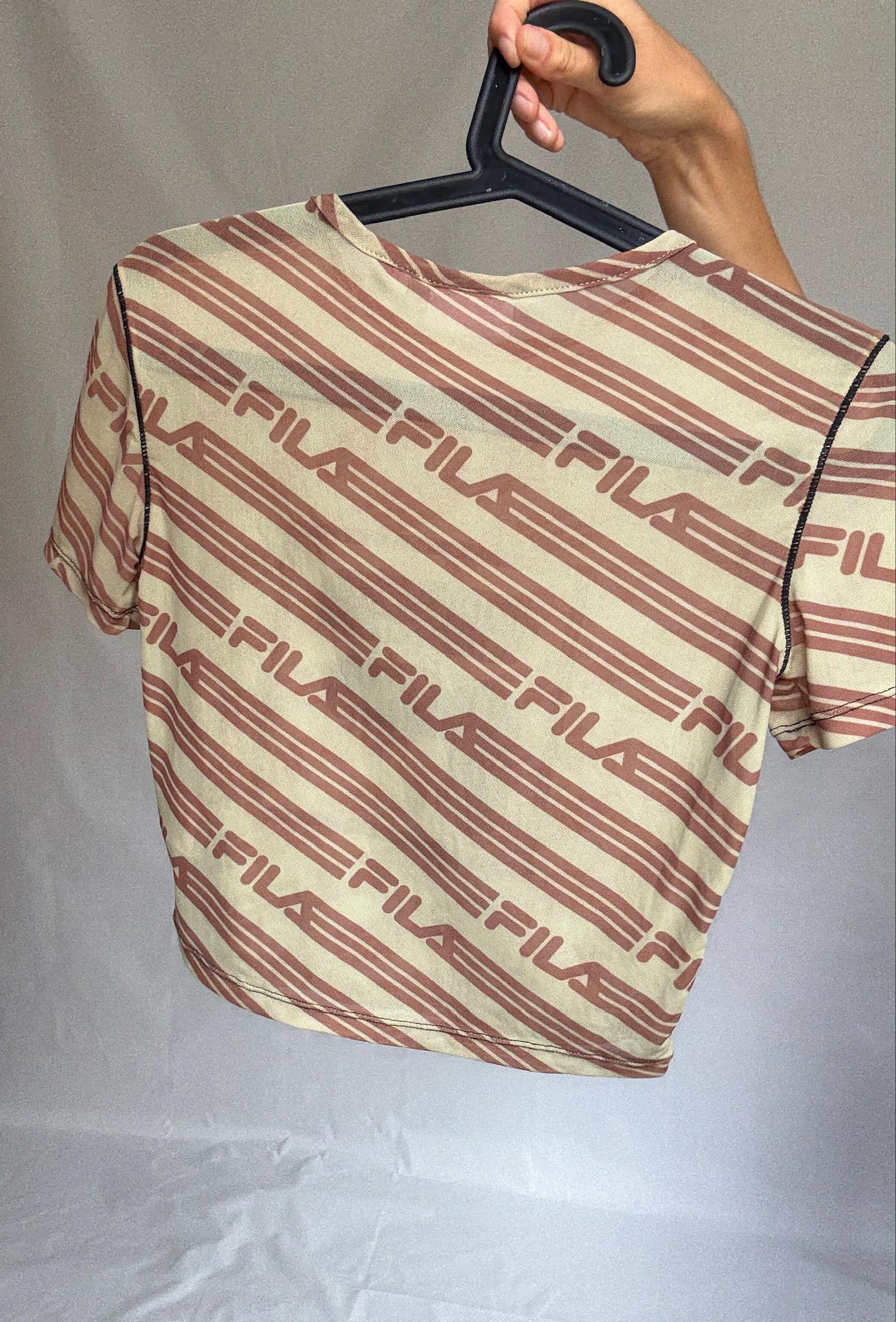 Sheer Mesh Crop Tee in Y2K Style — additional view 10